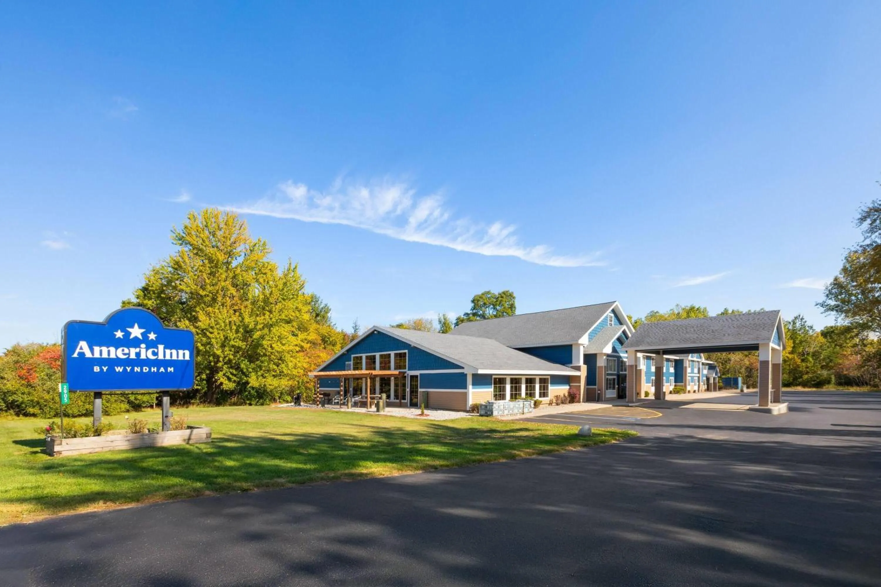 Property building in AmericInn by Wyndham Douglas/Saugatuck