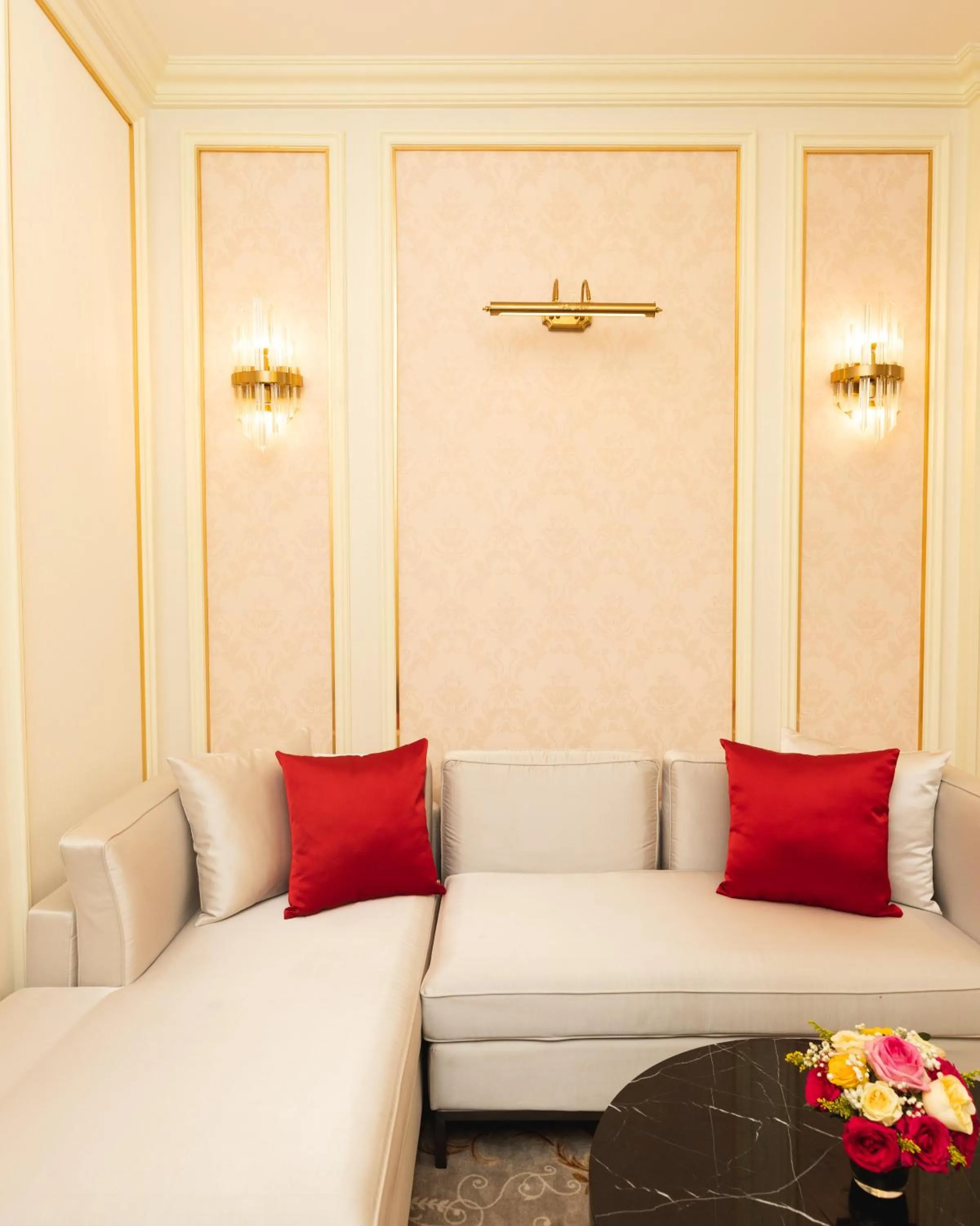 Bed in THE PREMIER PALACE HOTEL AND SPA