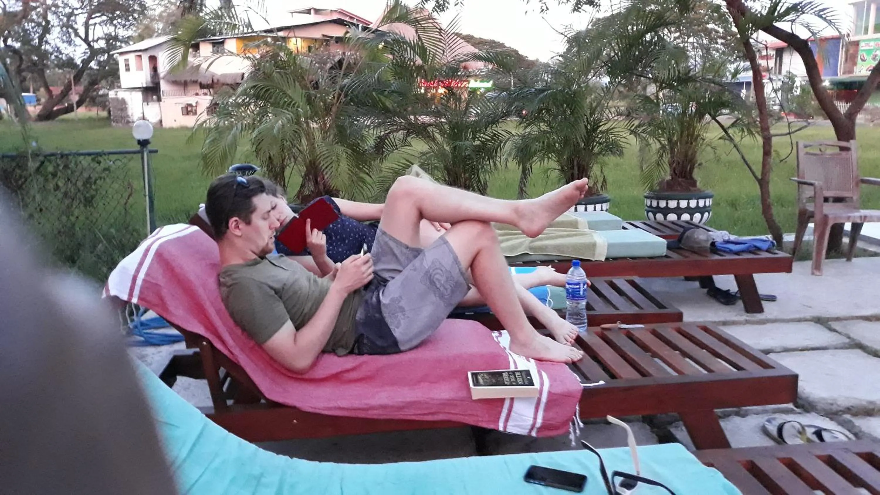 Pool view in Traveller's Home Hotel