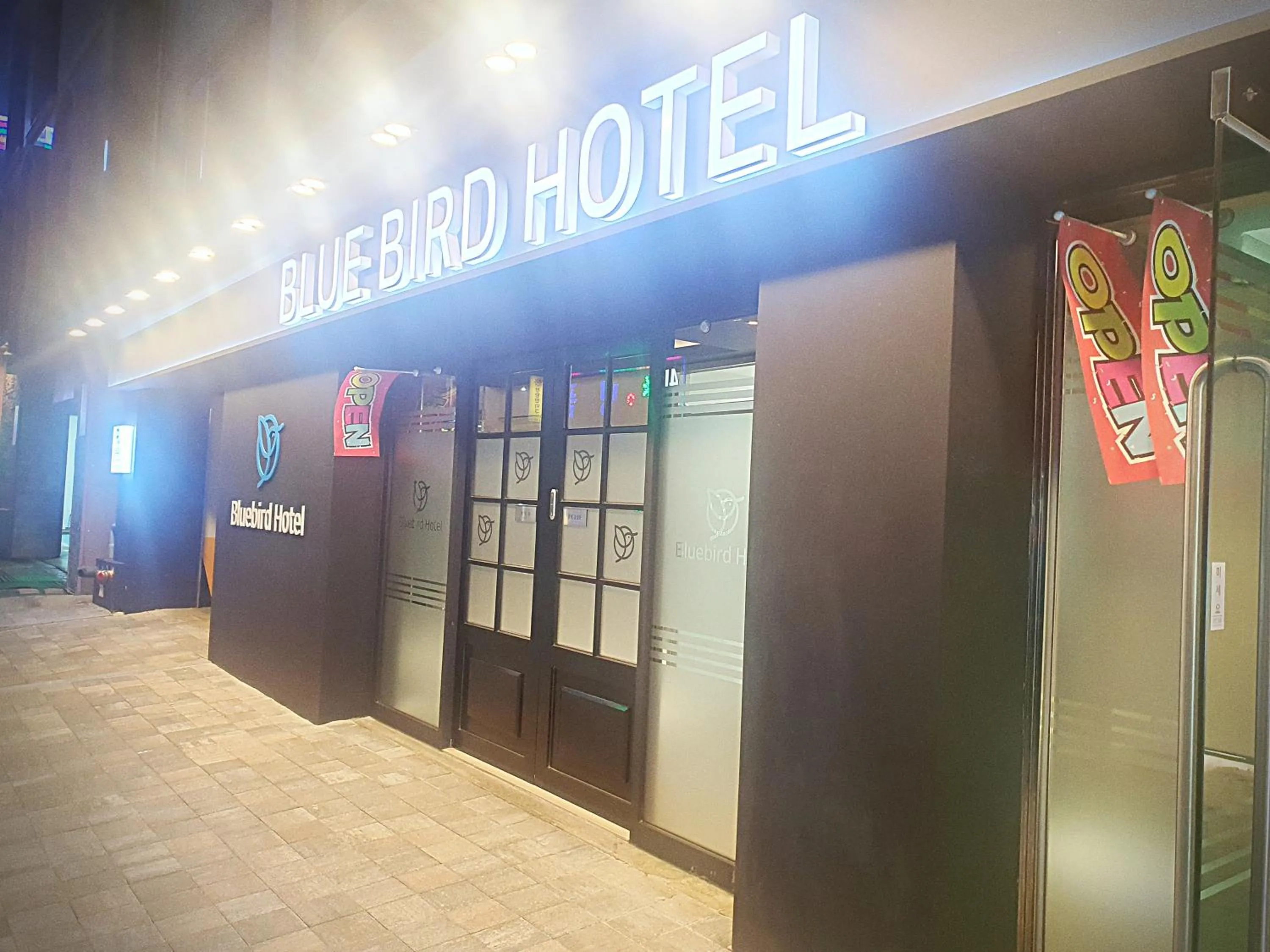 Property building in Bluebird Hotel