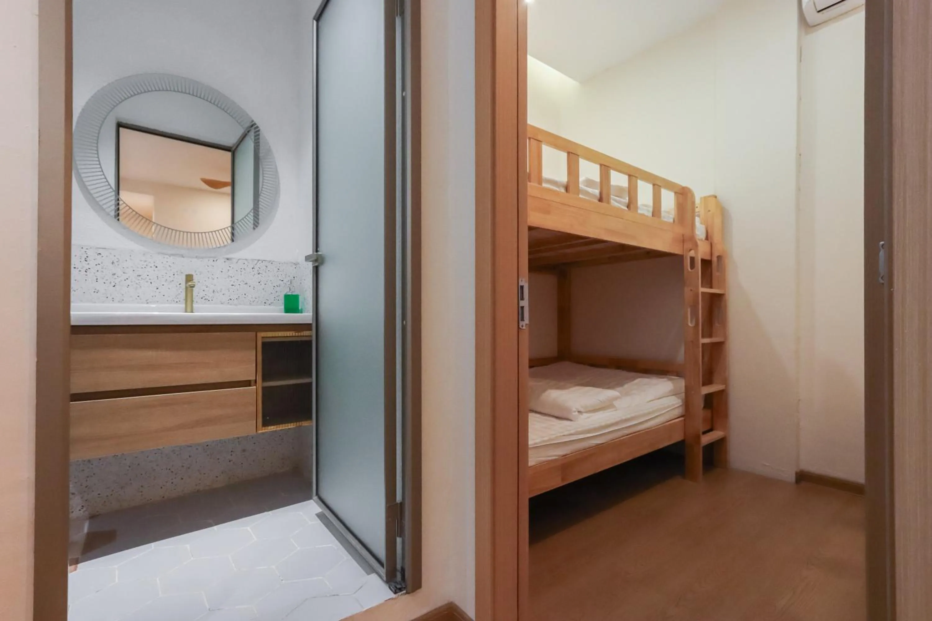 Bathroom, Bed in Casabella Homestay Batam