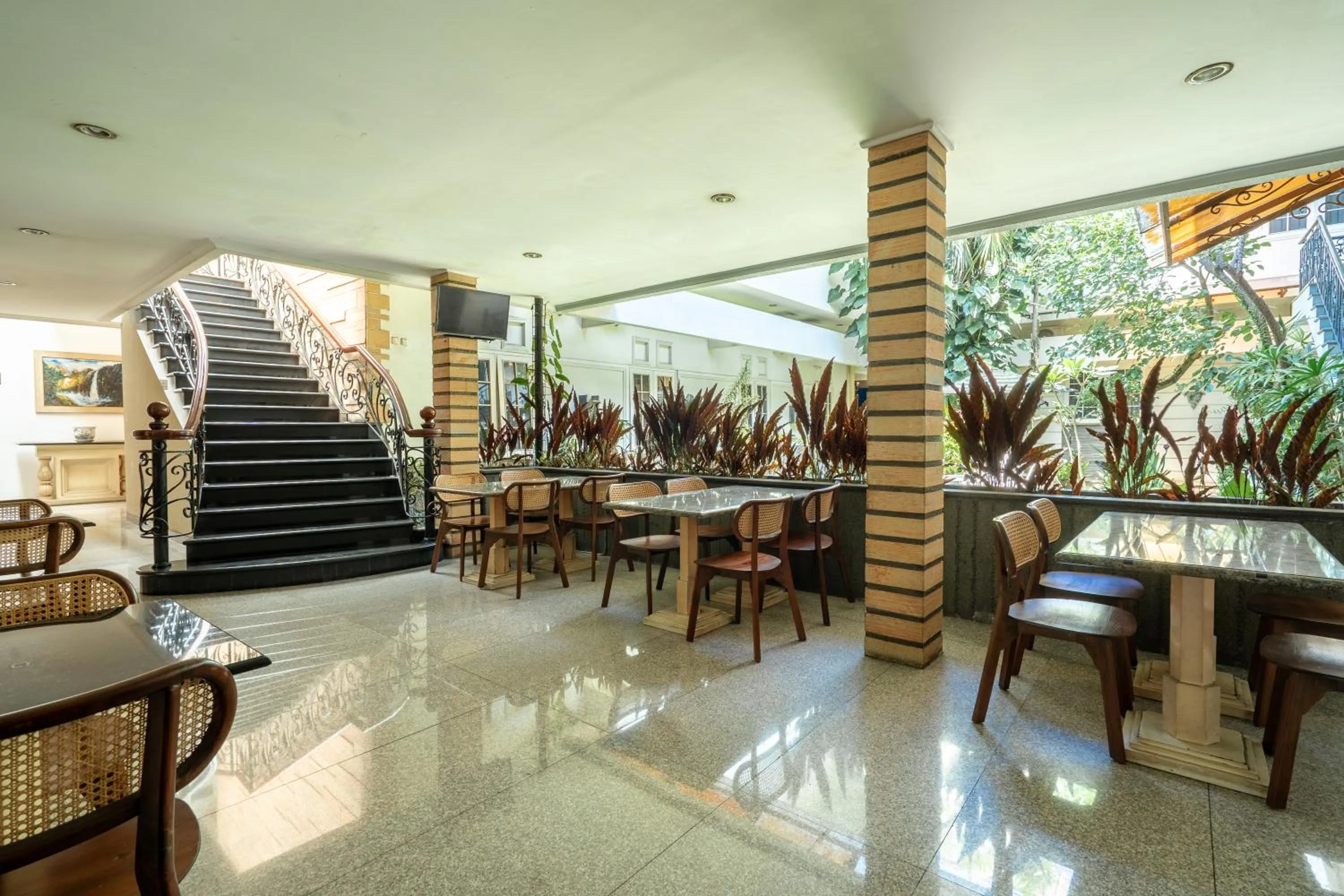 Seating area in Rehat at Ottenville Boutique Hotel