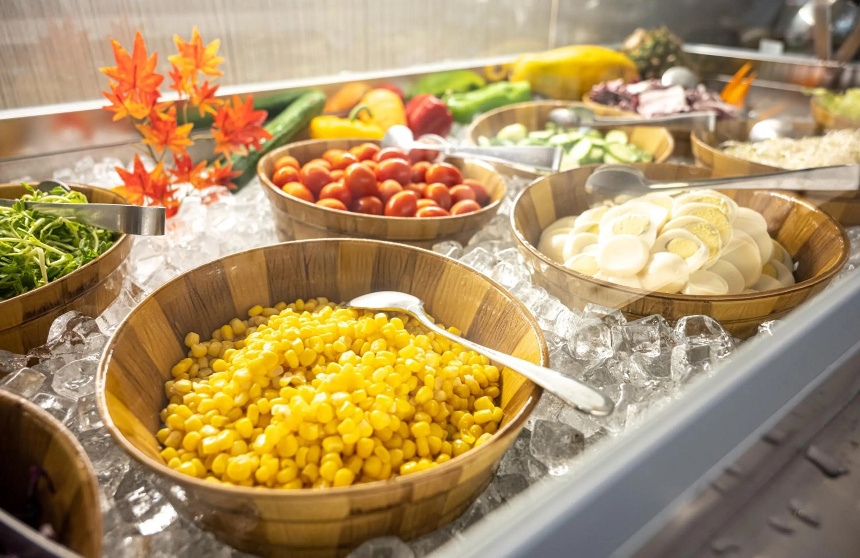 Buffet breakfast in Hotel Bonza