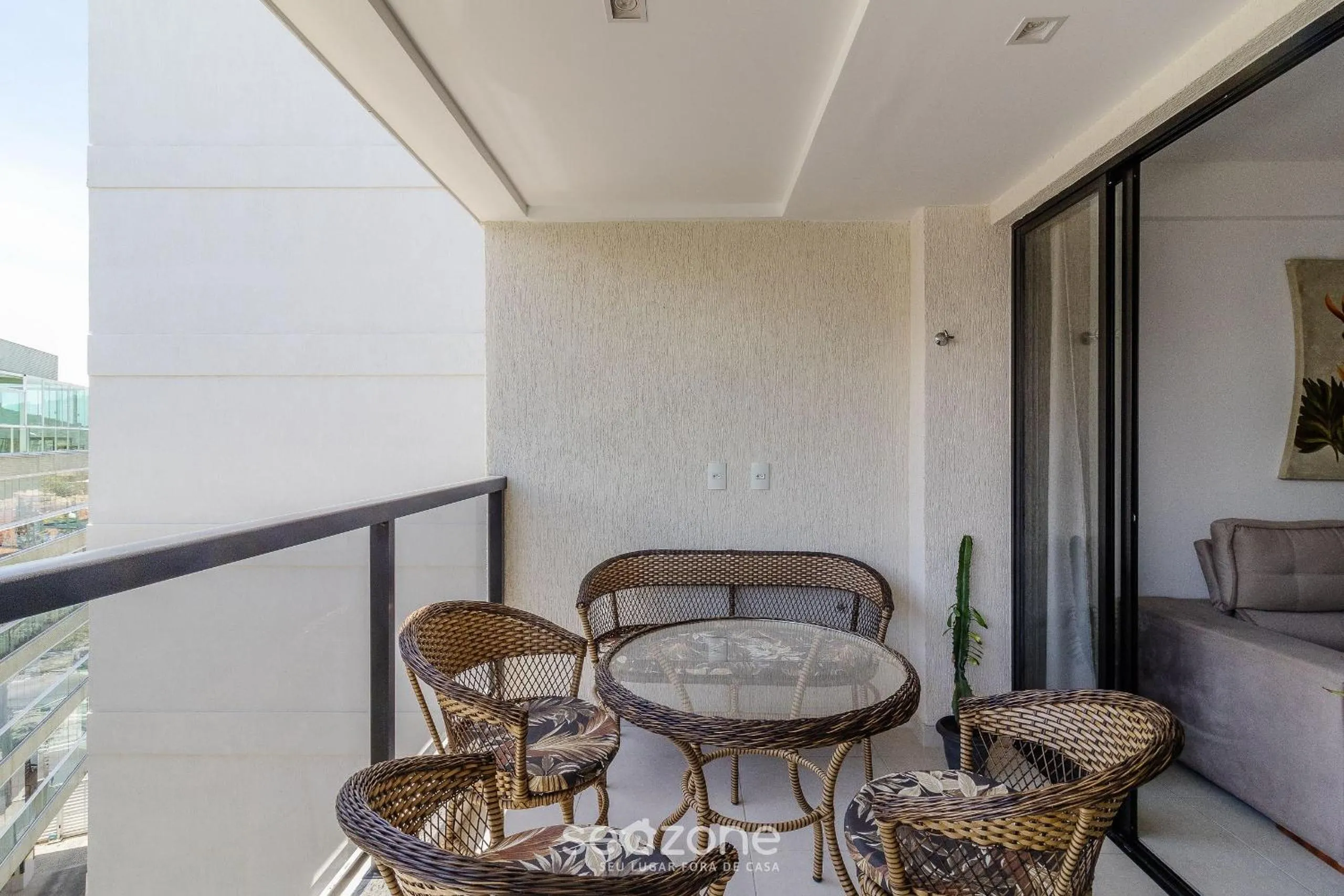 Balcony/Terrace in Encantador apto em Cabo Frio SDA311