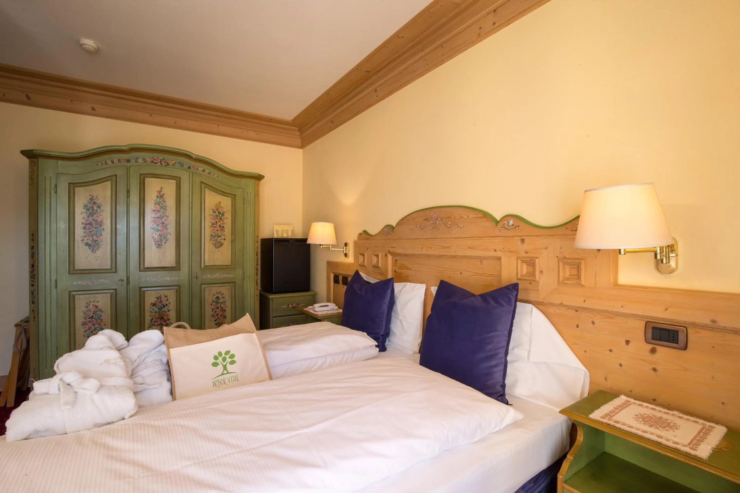 Bed in Relax Hotel Erica