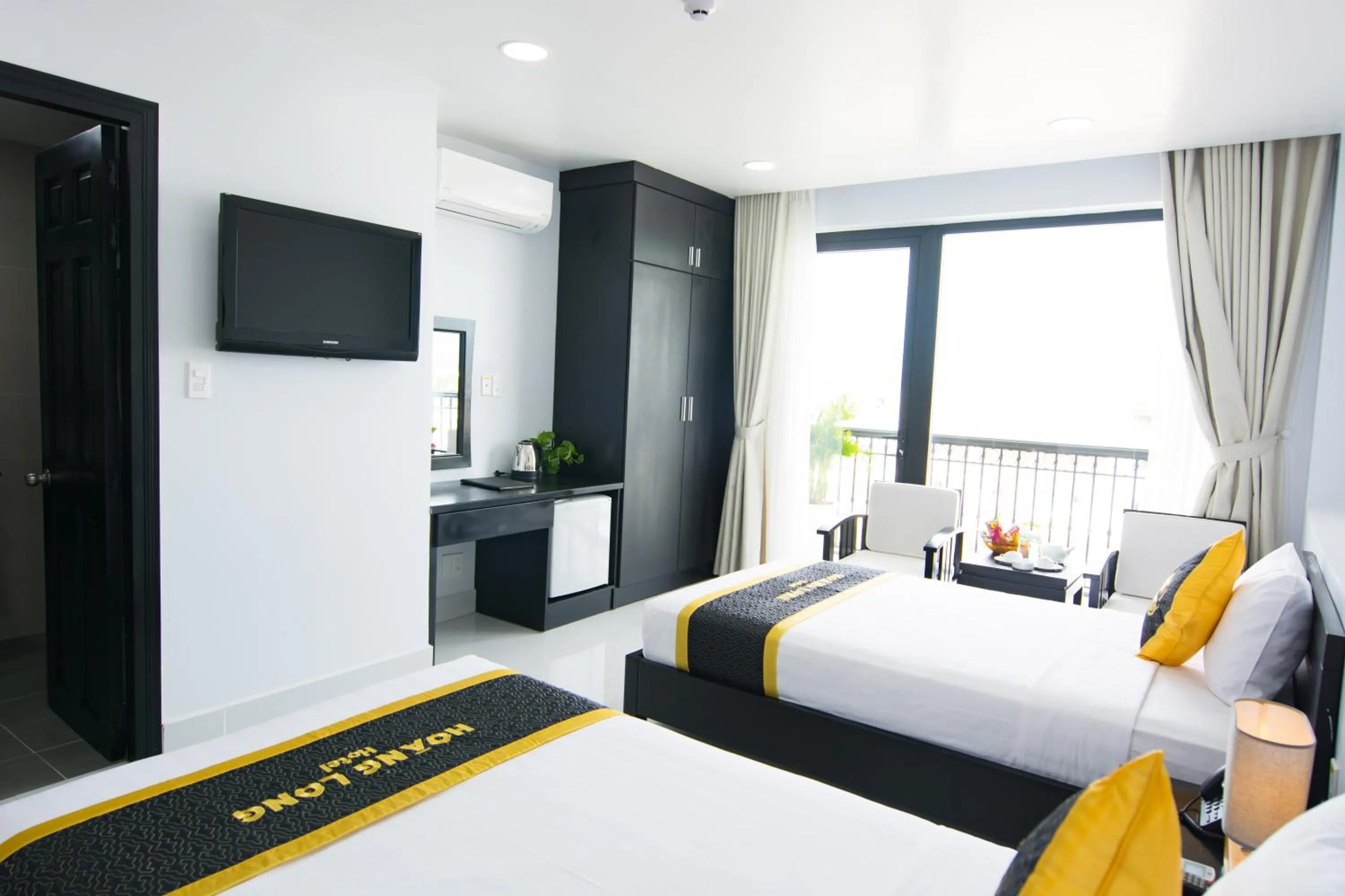 Bed in Hoang Long Hotel Phan Thiết