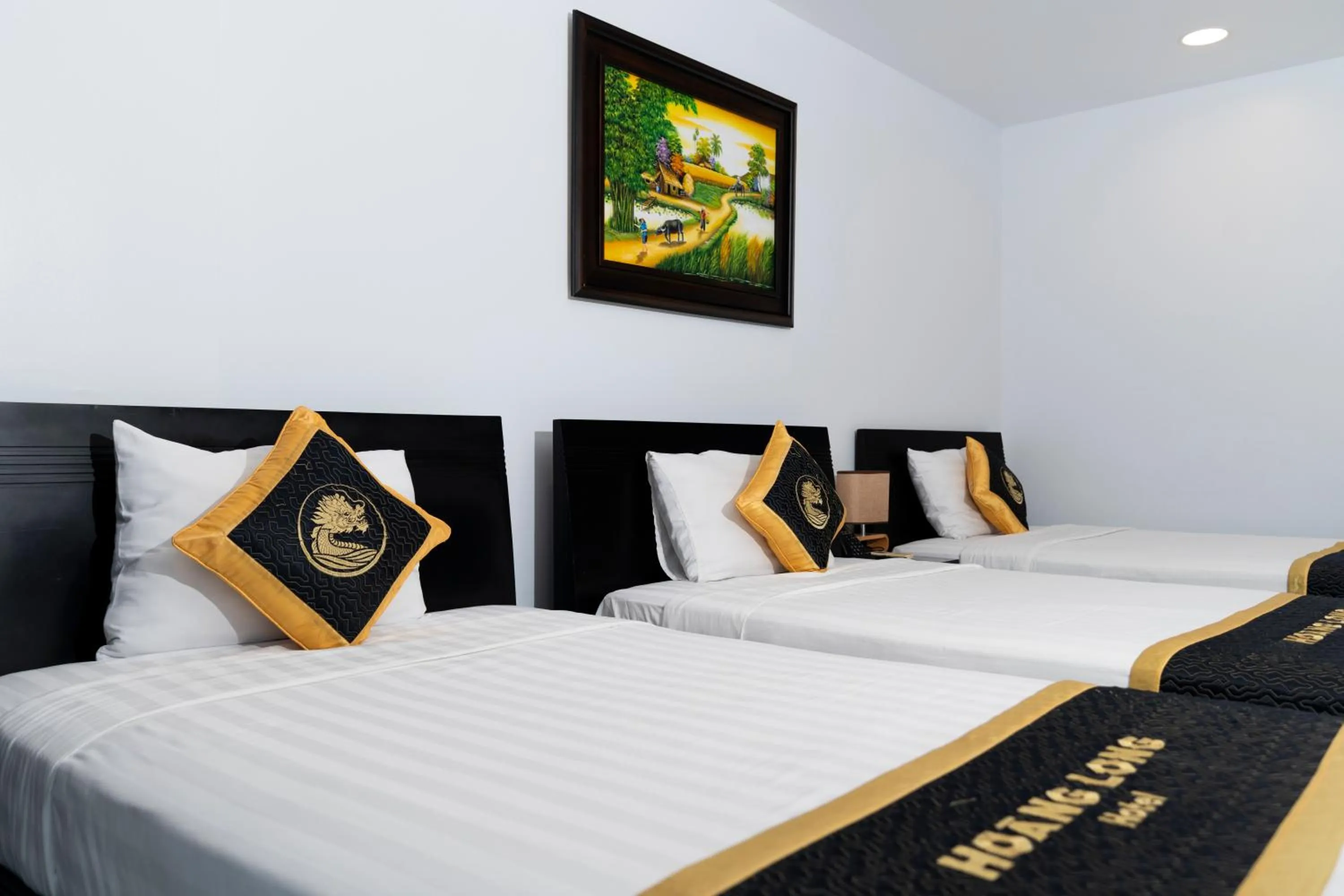 Bed in Hoang Long Hotel Phan Thiết