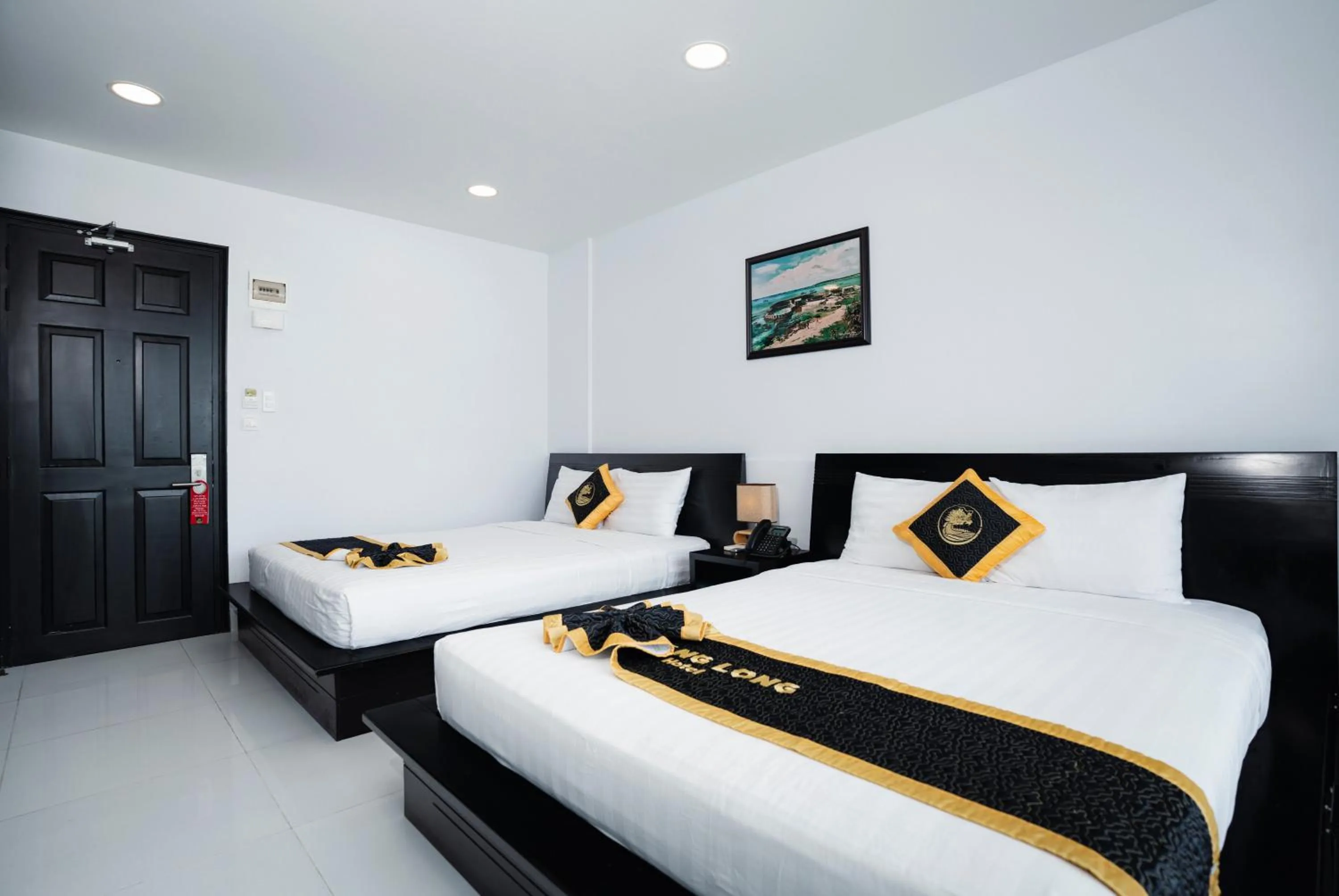 Bed in Hoang Long Hotel Phan Thiết