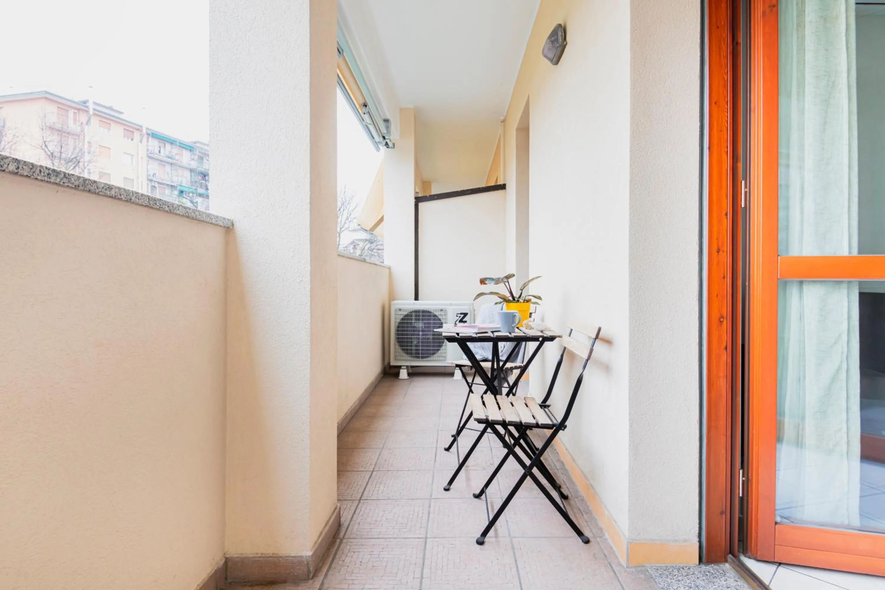 Balcony/Terrace in HQ Aparthotel Milano Inn - Smart Suites