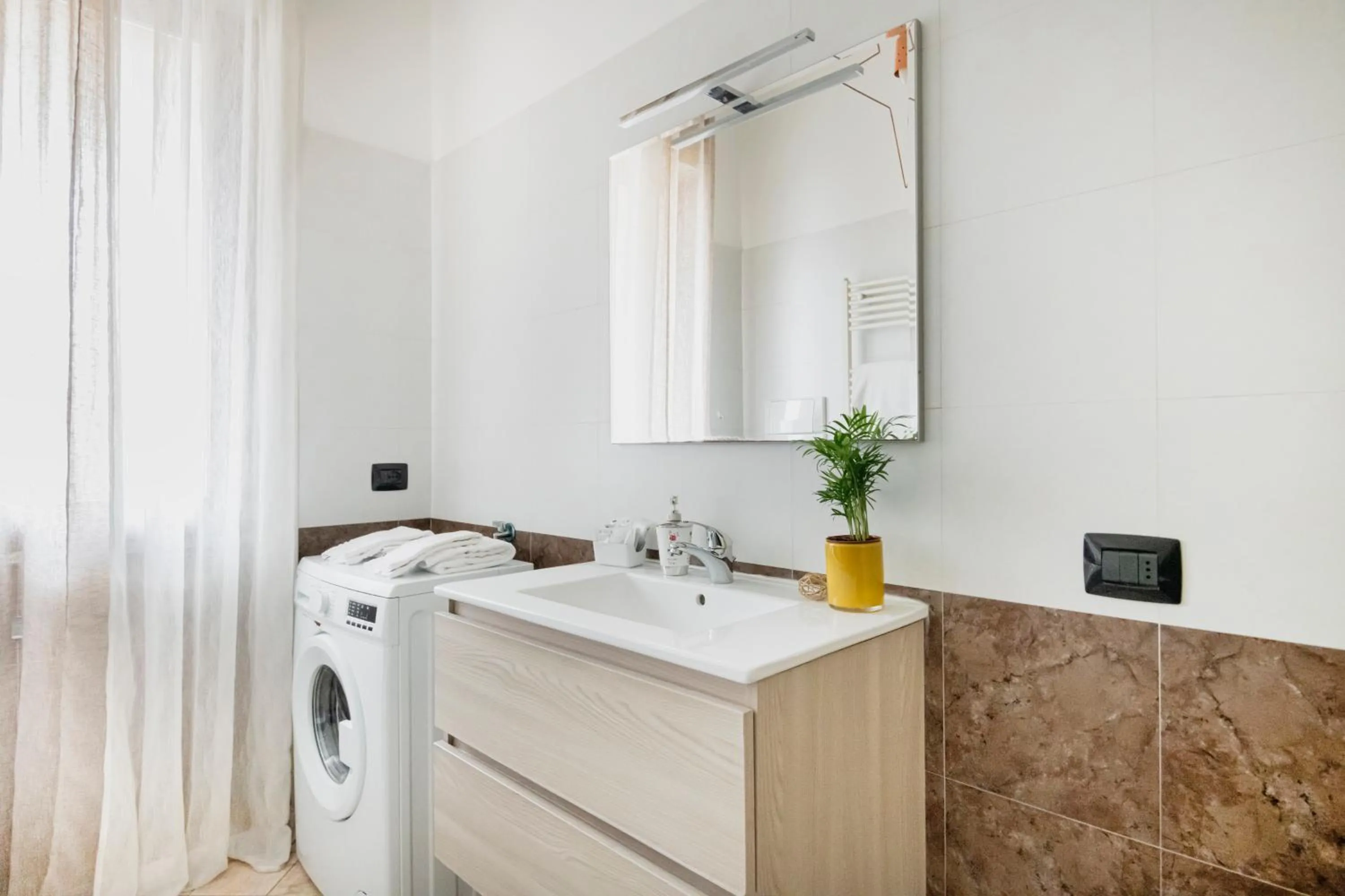 Bathroom in HQ Aparthotel Milano Inn - Smart Suites
