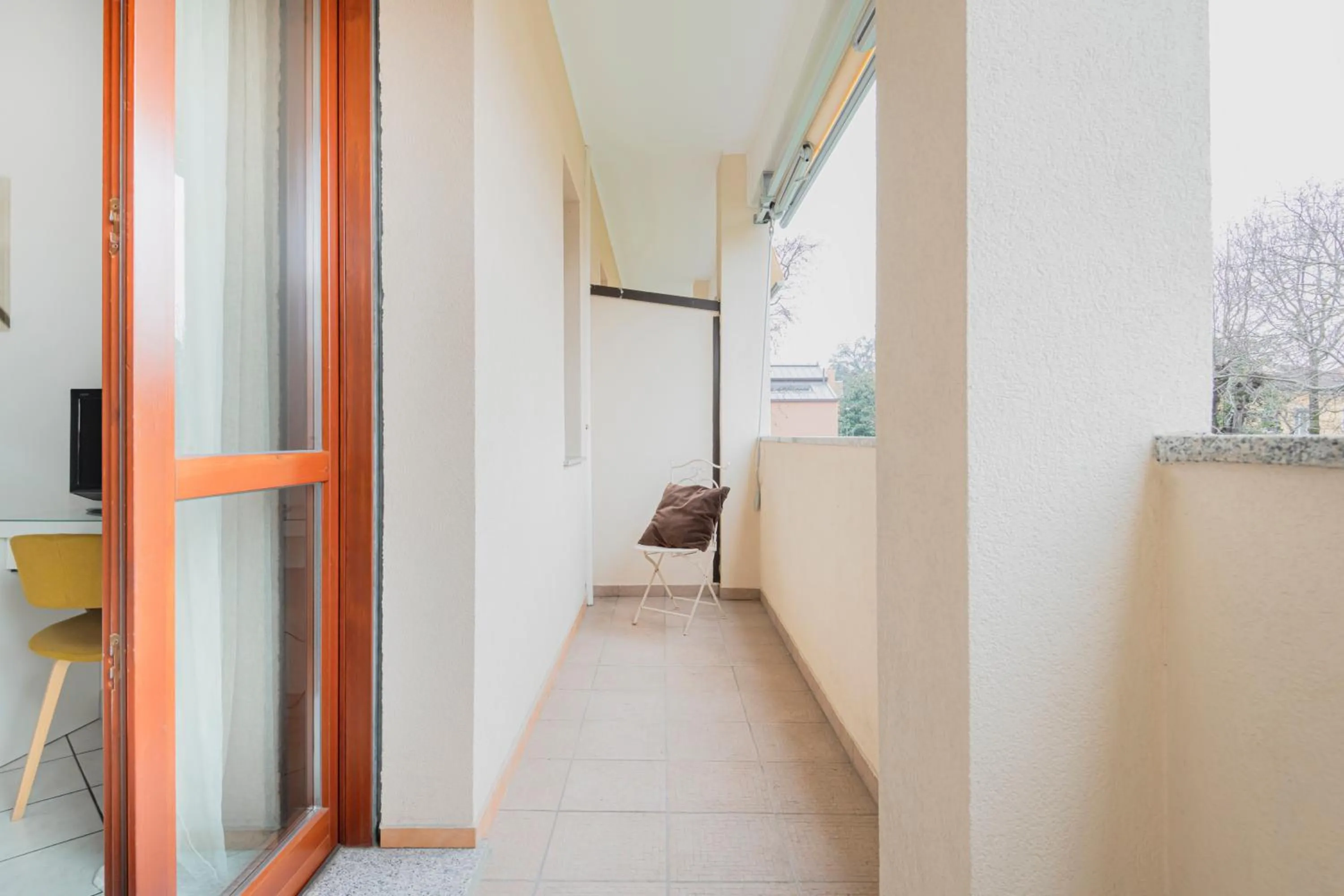 Balcony/Terrace in HQ Aparthotel Milano Inn - Smart Suites