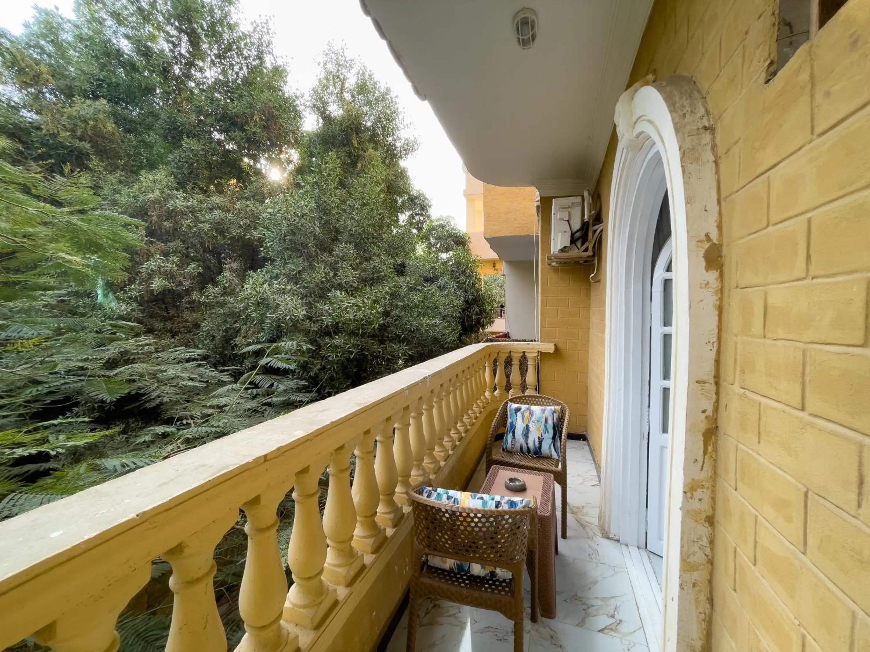 Balcony/Terrace in Queen of the pyramids hotel