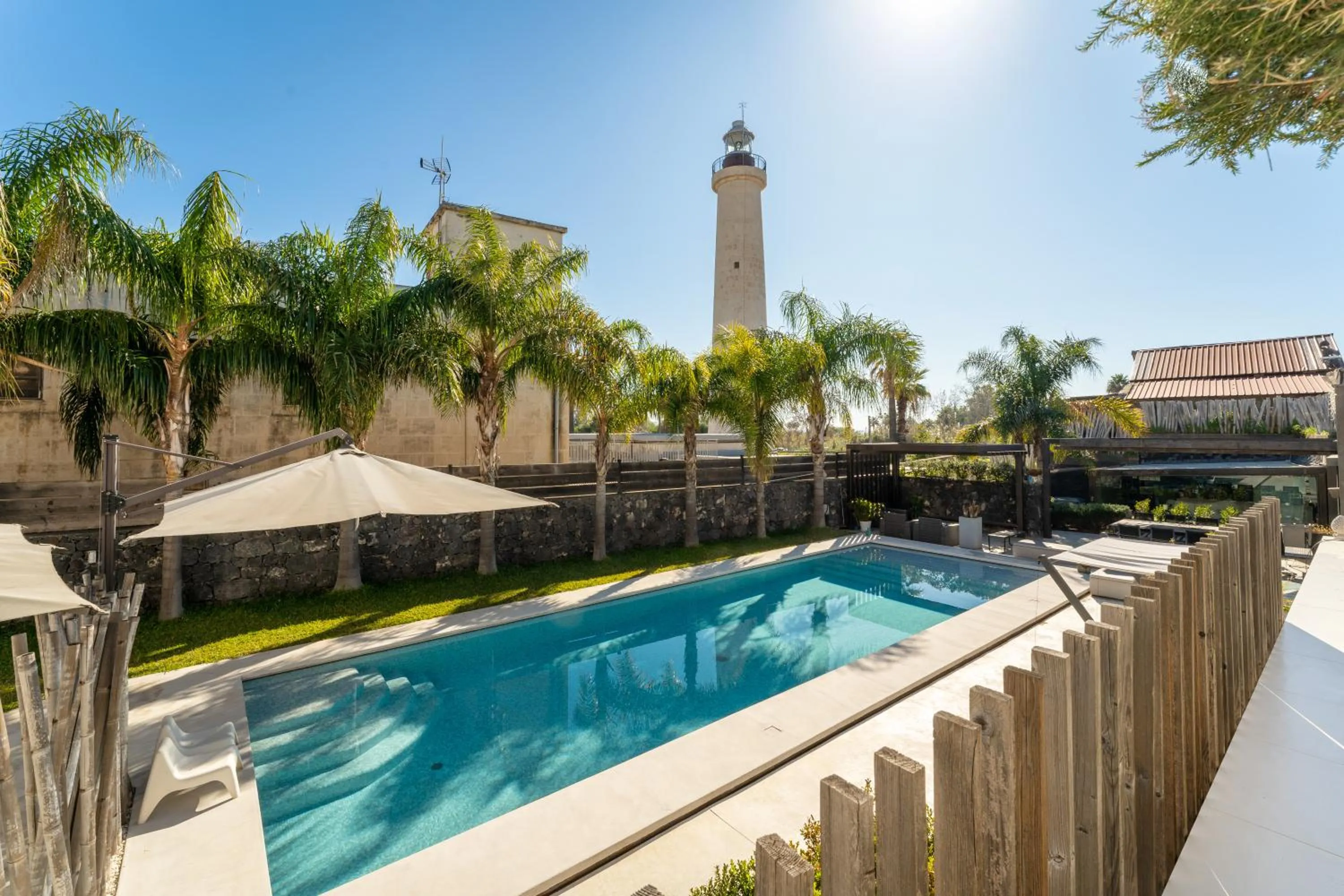 Pool view in Sciara Biscari B&B