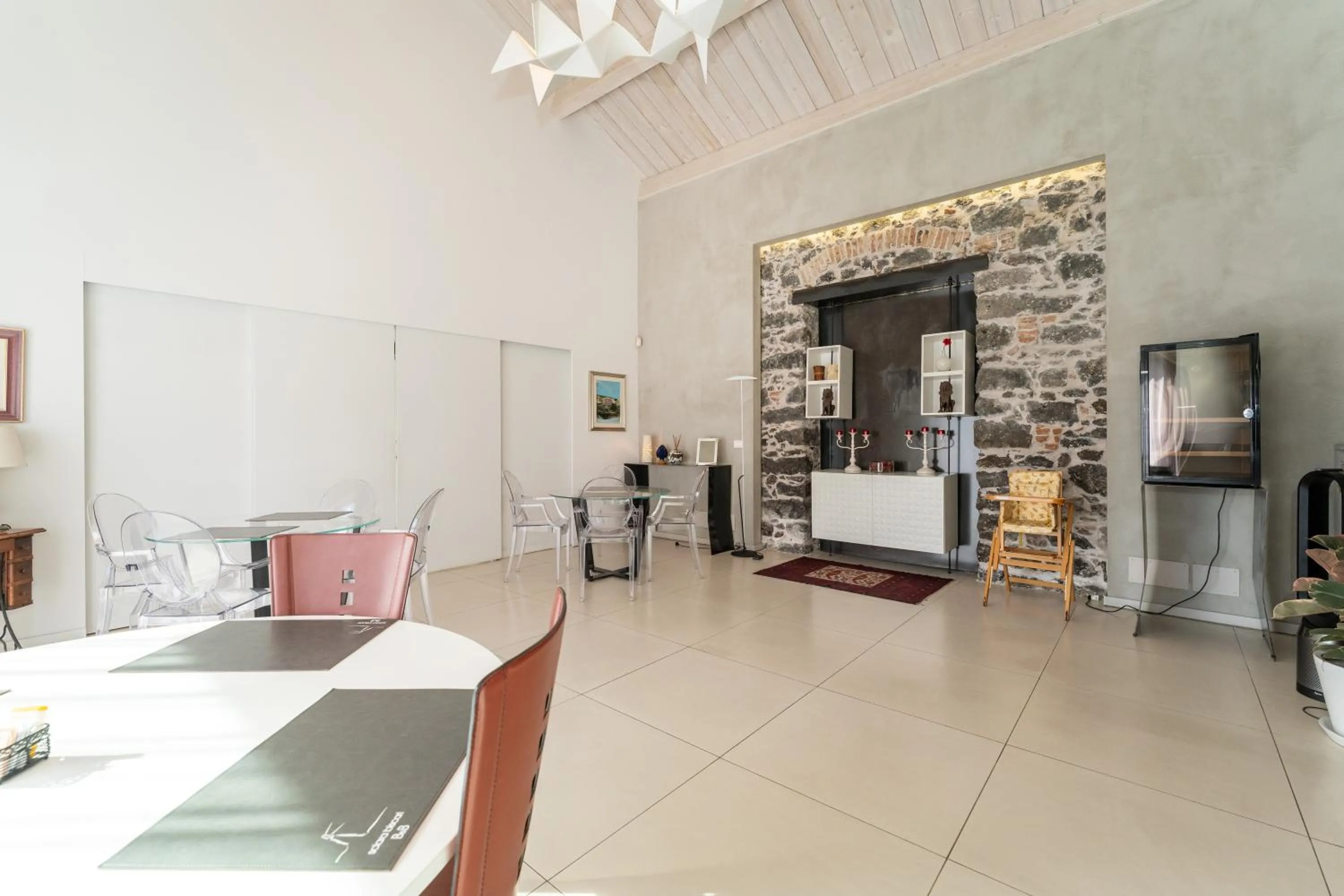 Seating area in Sciara Biscari B&B