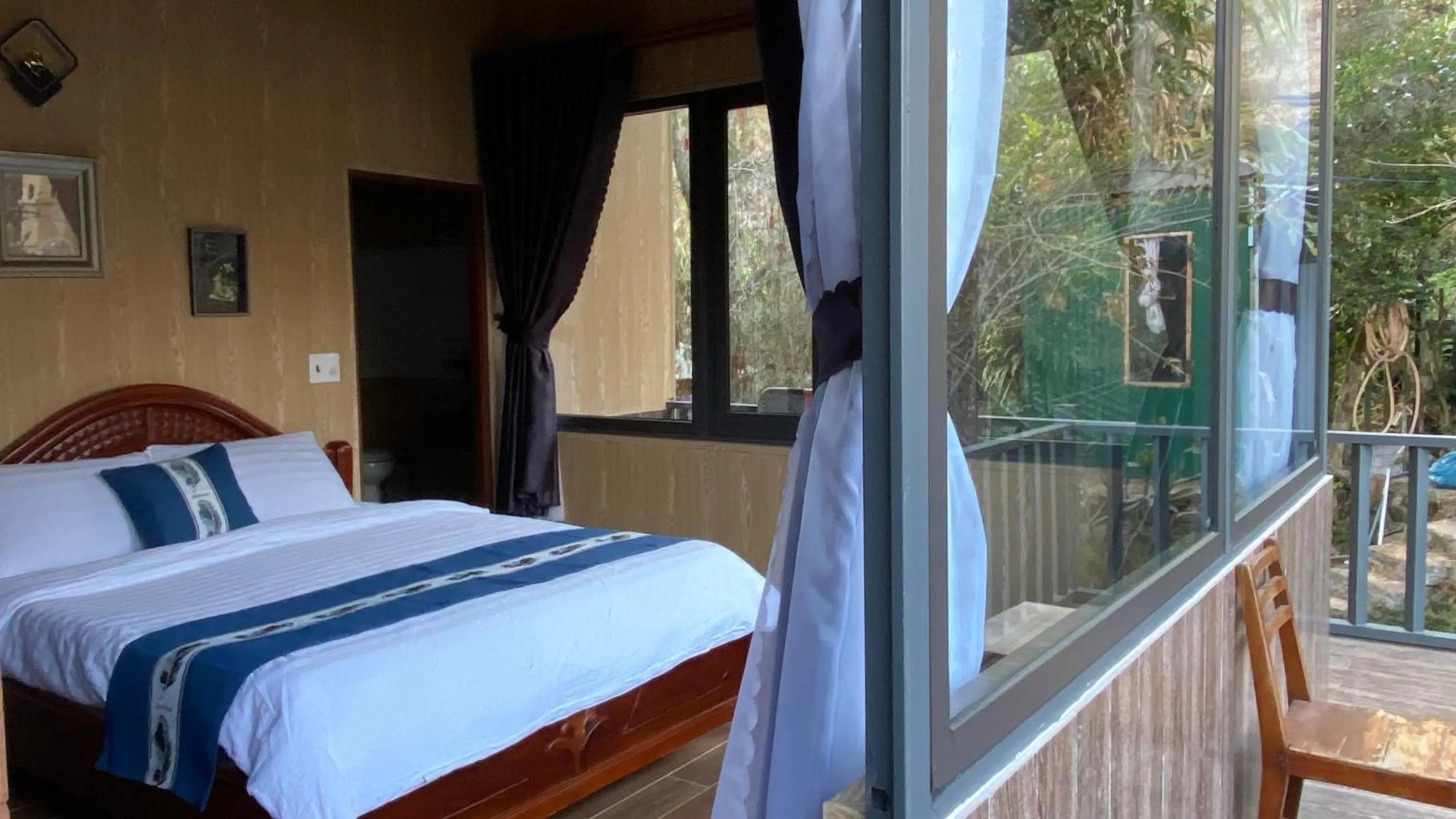 Bed in Malá home & coffee