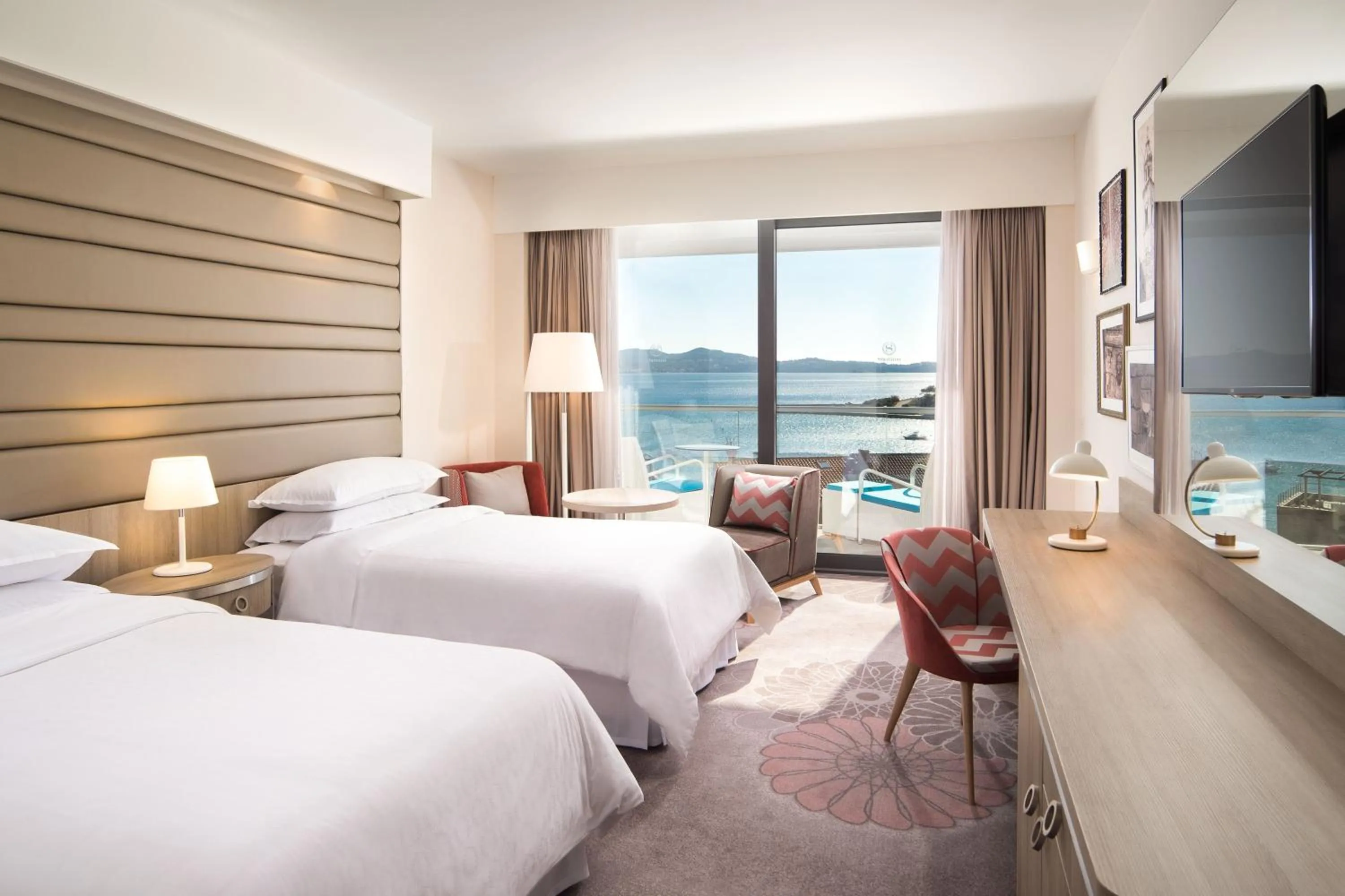 Photo of the whole room, Bed in Sheraton Dubrovnik Riviera Hotel