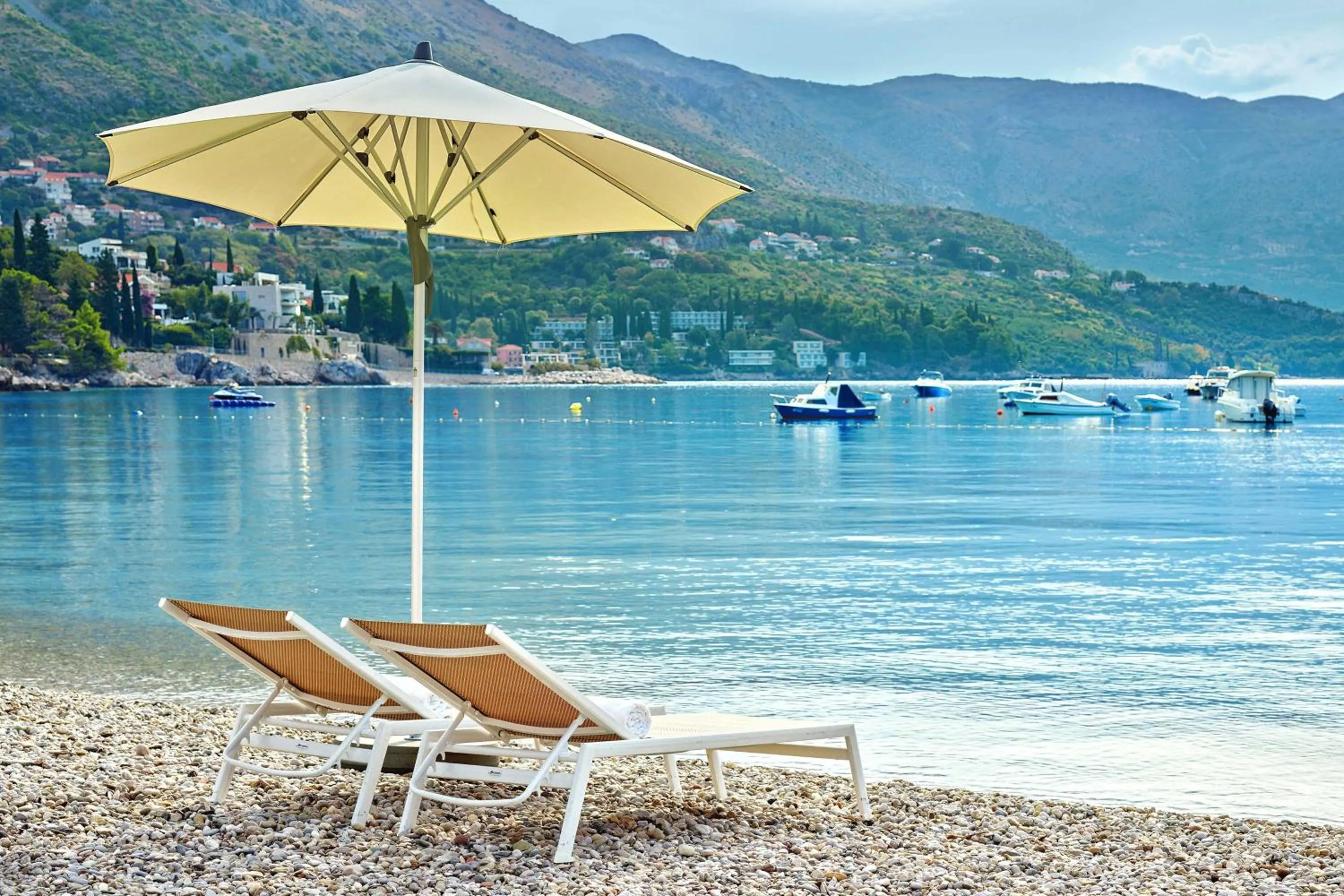 Beach in Sheraton Dubrovnik Riviera Hotel