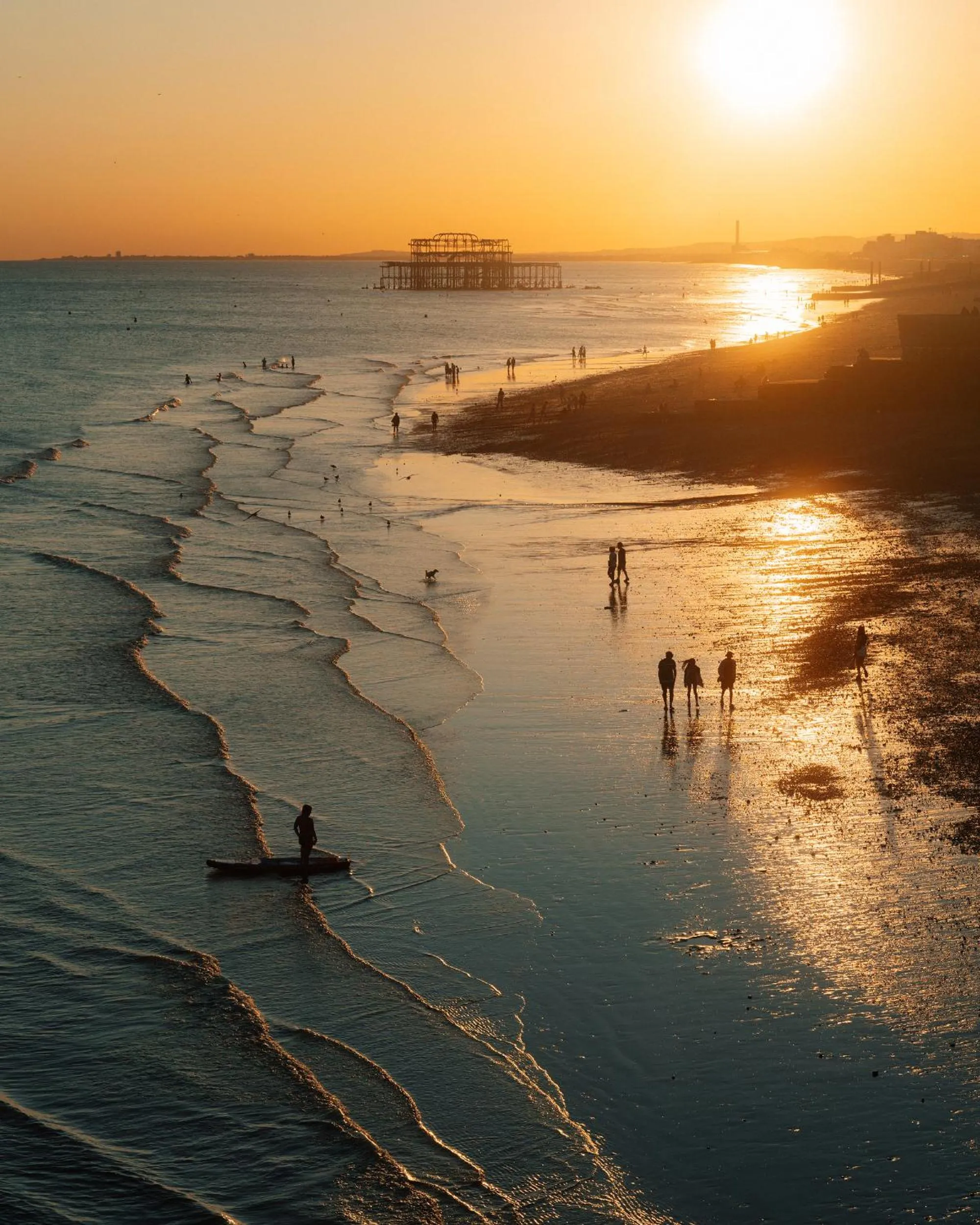 Beach in No.124 by GuestHouse, Brighton