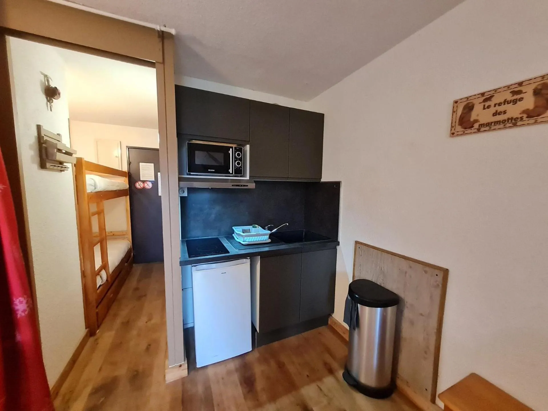 Kitchen or kitchenette in Meije 5 - C3 - Appart 4 pers proche pistes