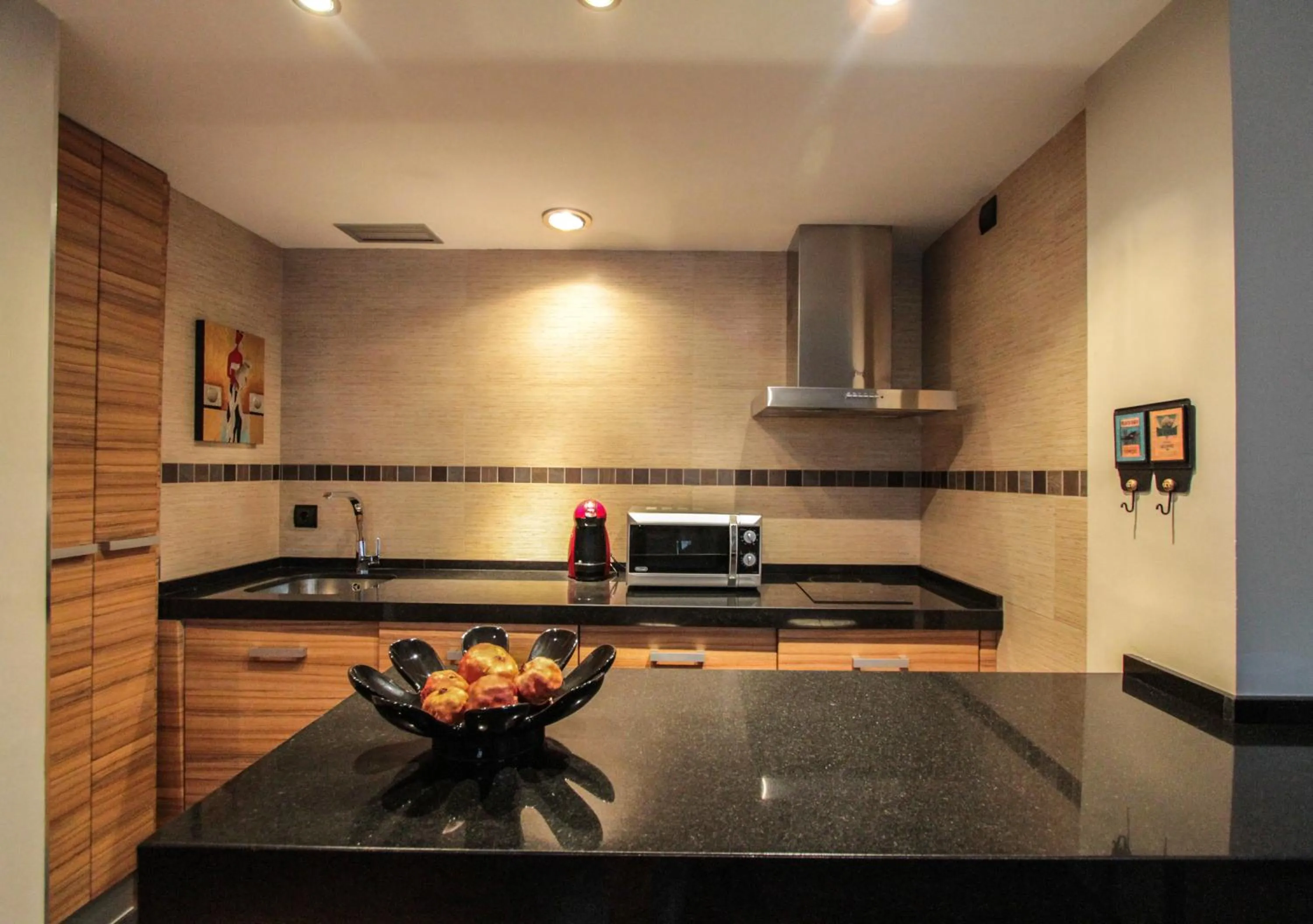 Kitchen or kitchenette in Apartamentos Turísticos Aguas de Viznar