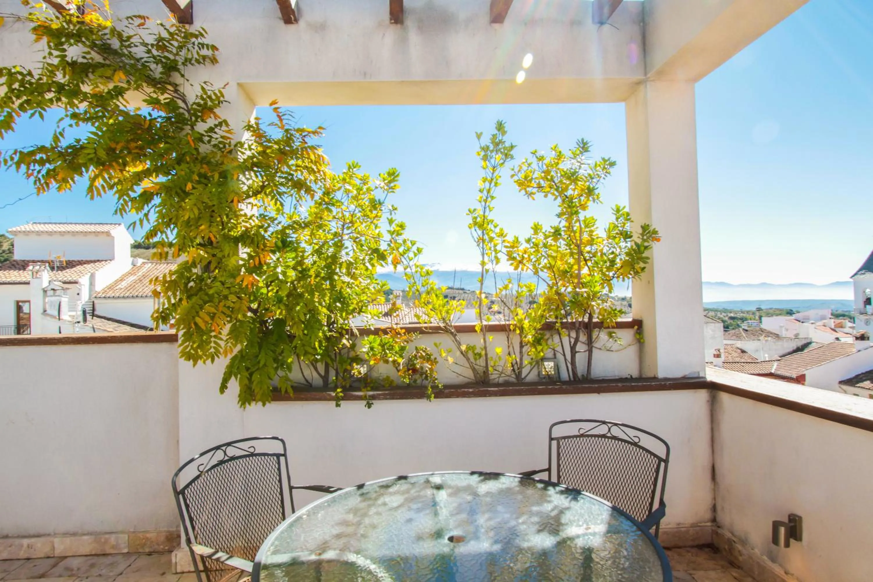 Balcony/Terrace in Apartamentos Turísticos Aguas de Viznar