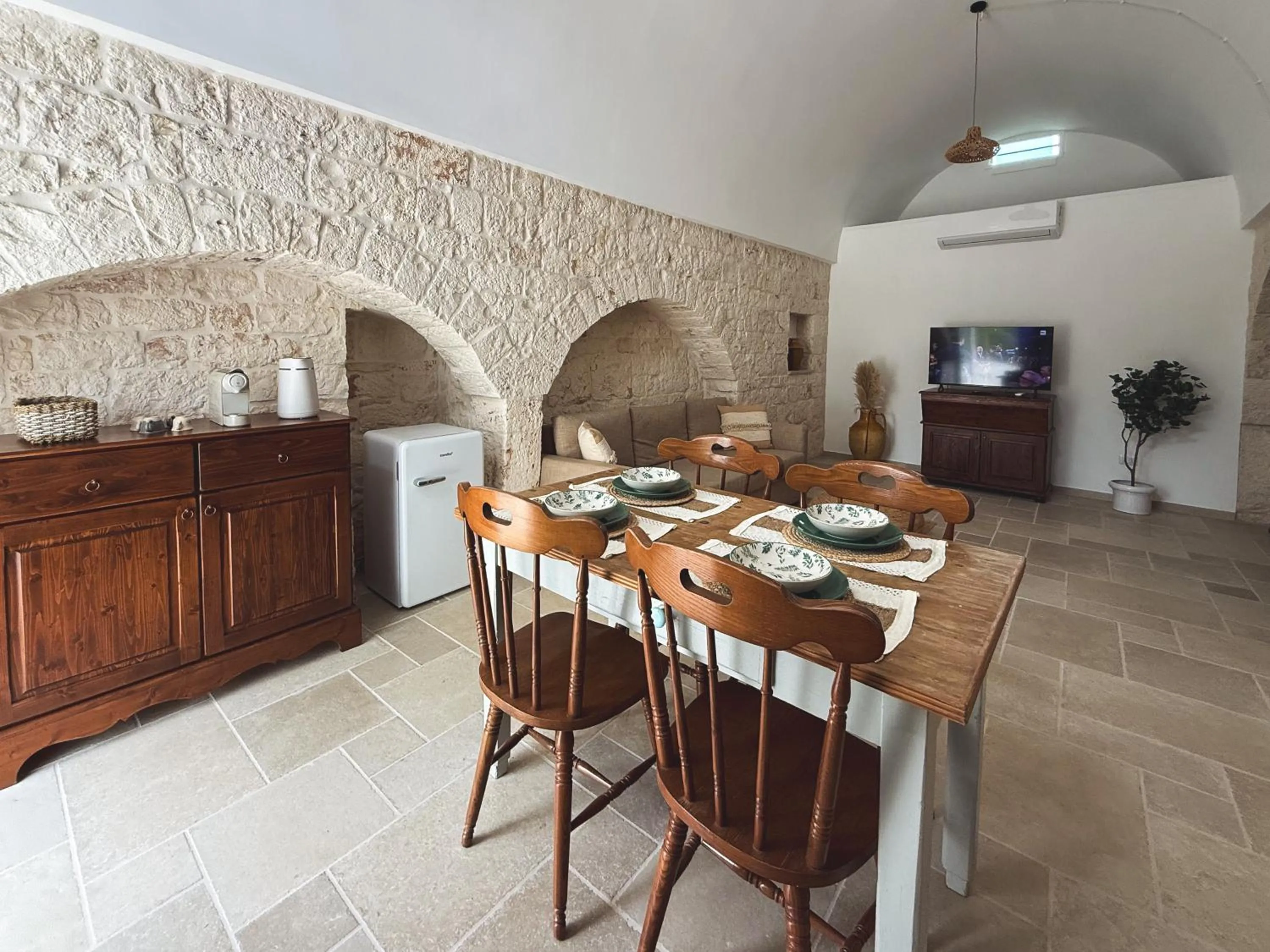 Kitchen or kitchenette in Trullo Pinto