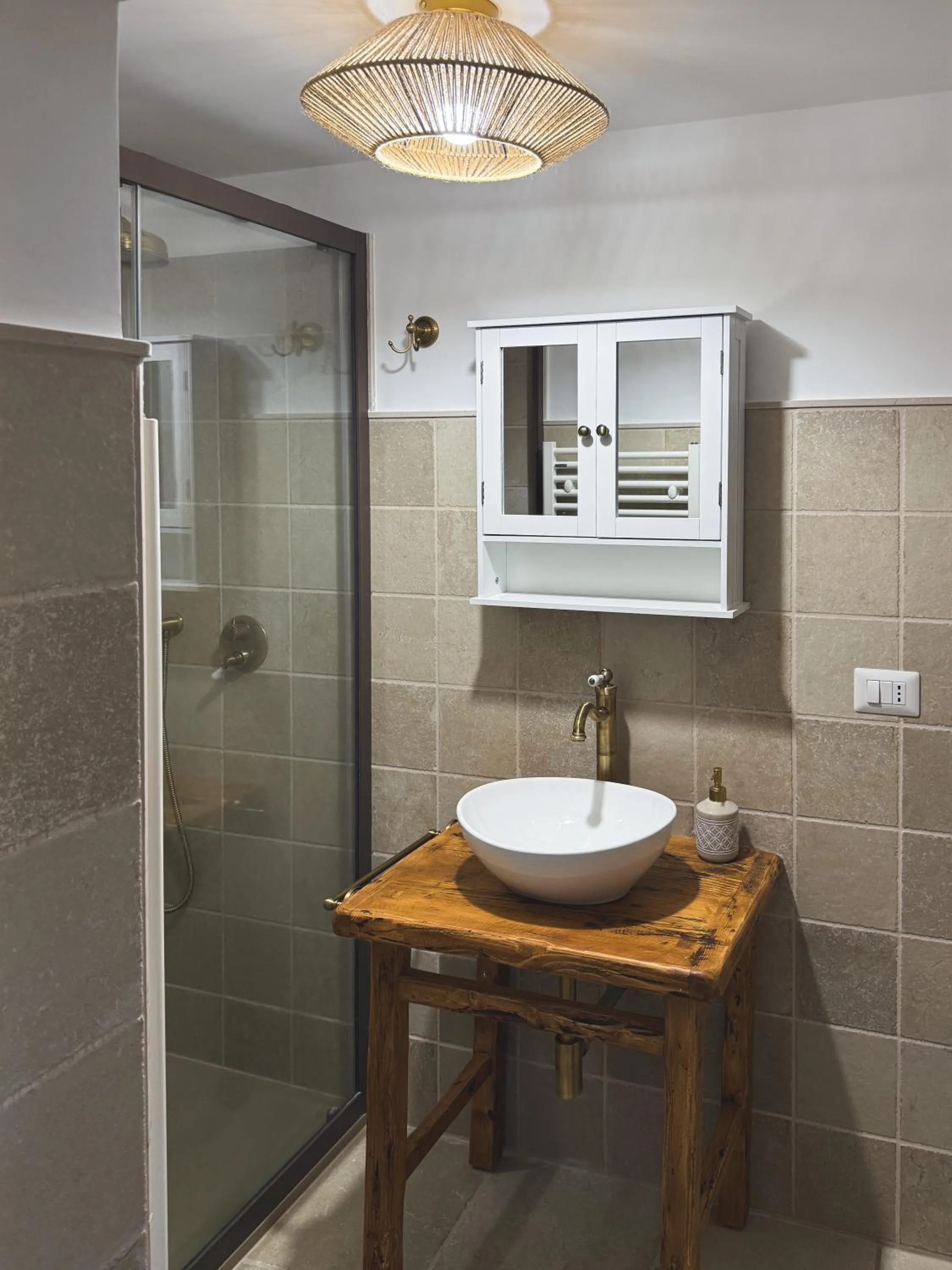 Bathroom in Trullo Pinto
