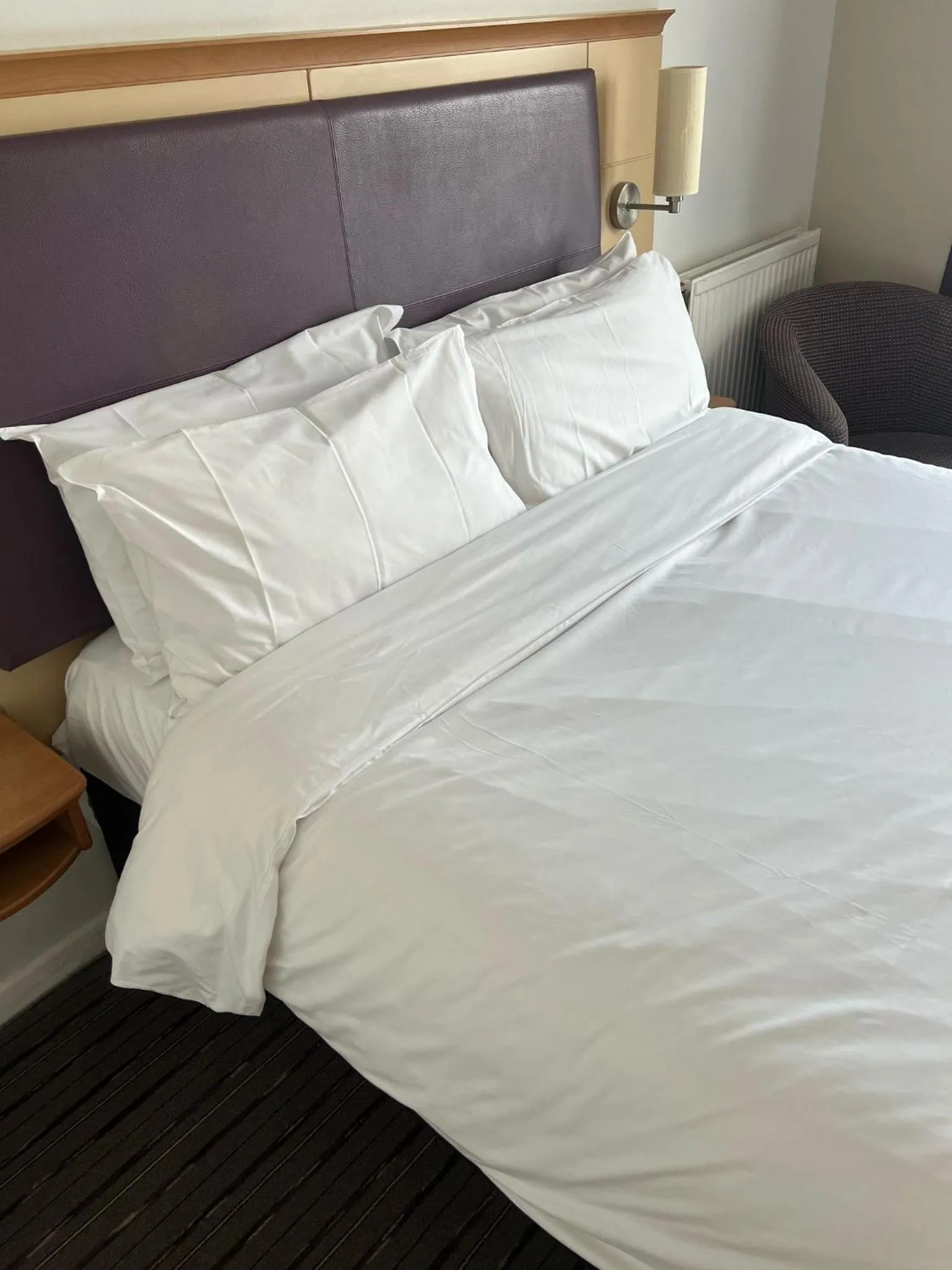 Bed in The Willen Lodge Hotel