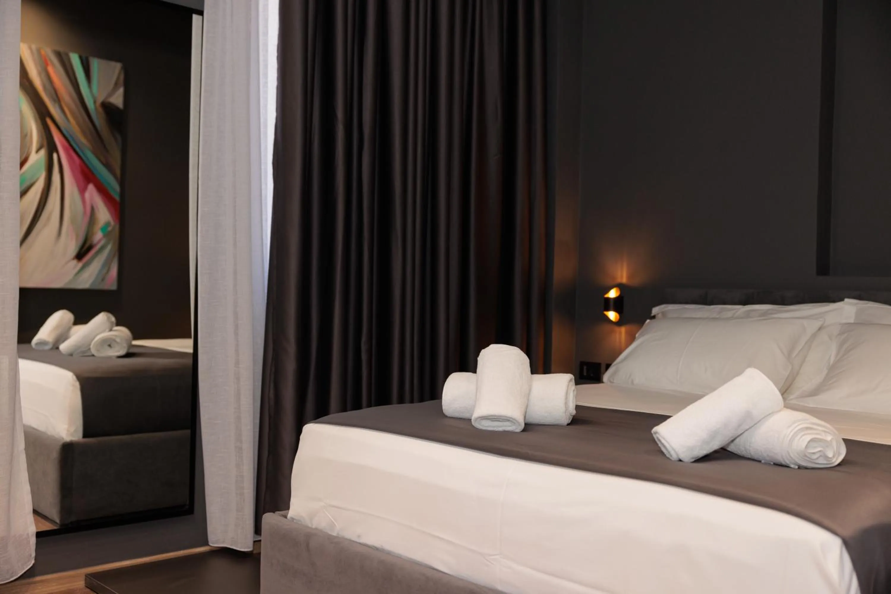 Bed in Hotel Bel Ami Tirana