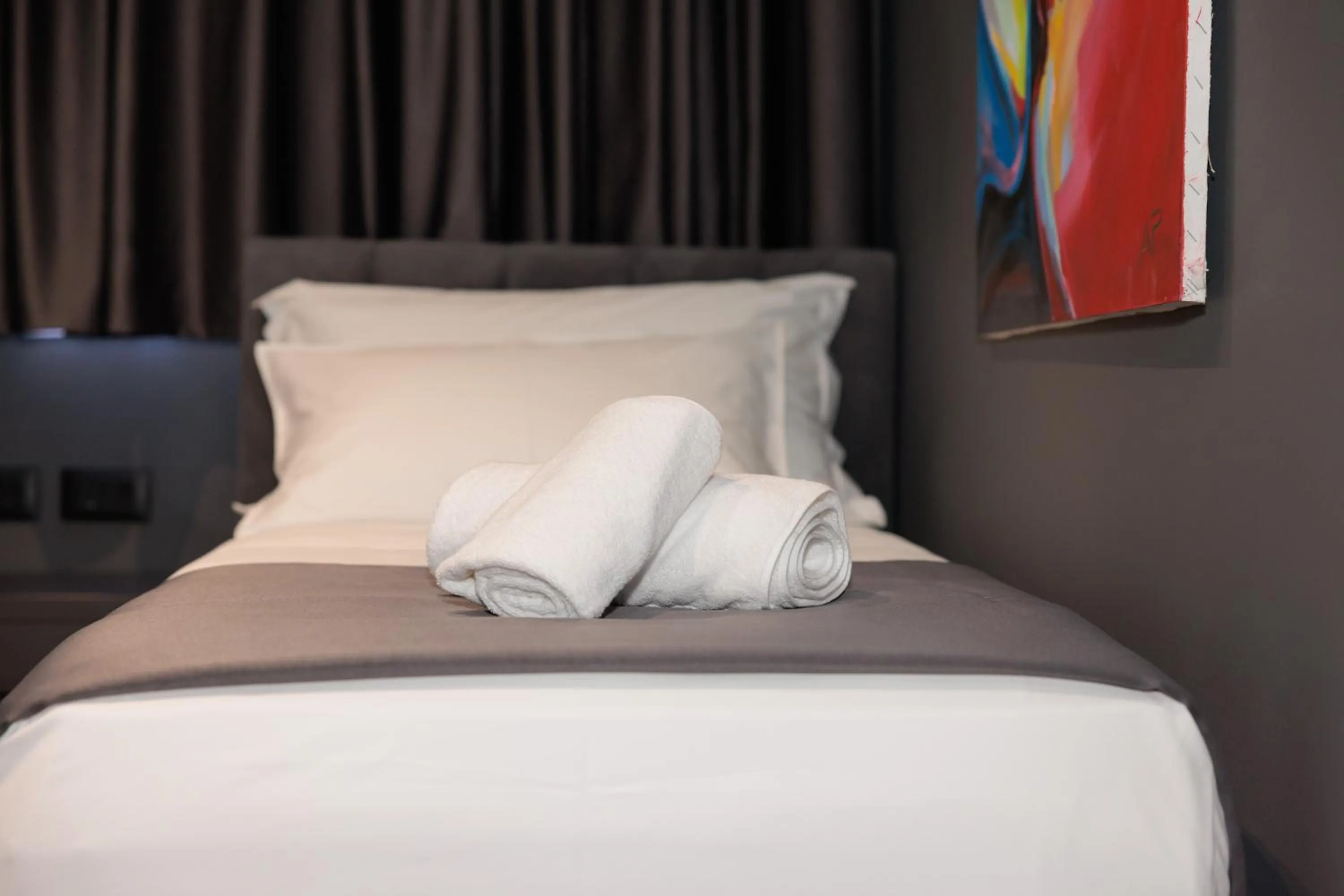 Bed in Hotel Bel Ami Tirana