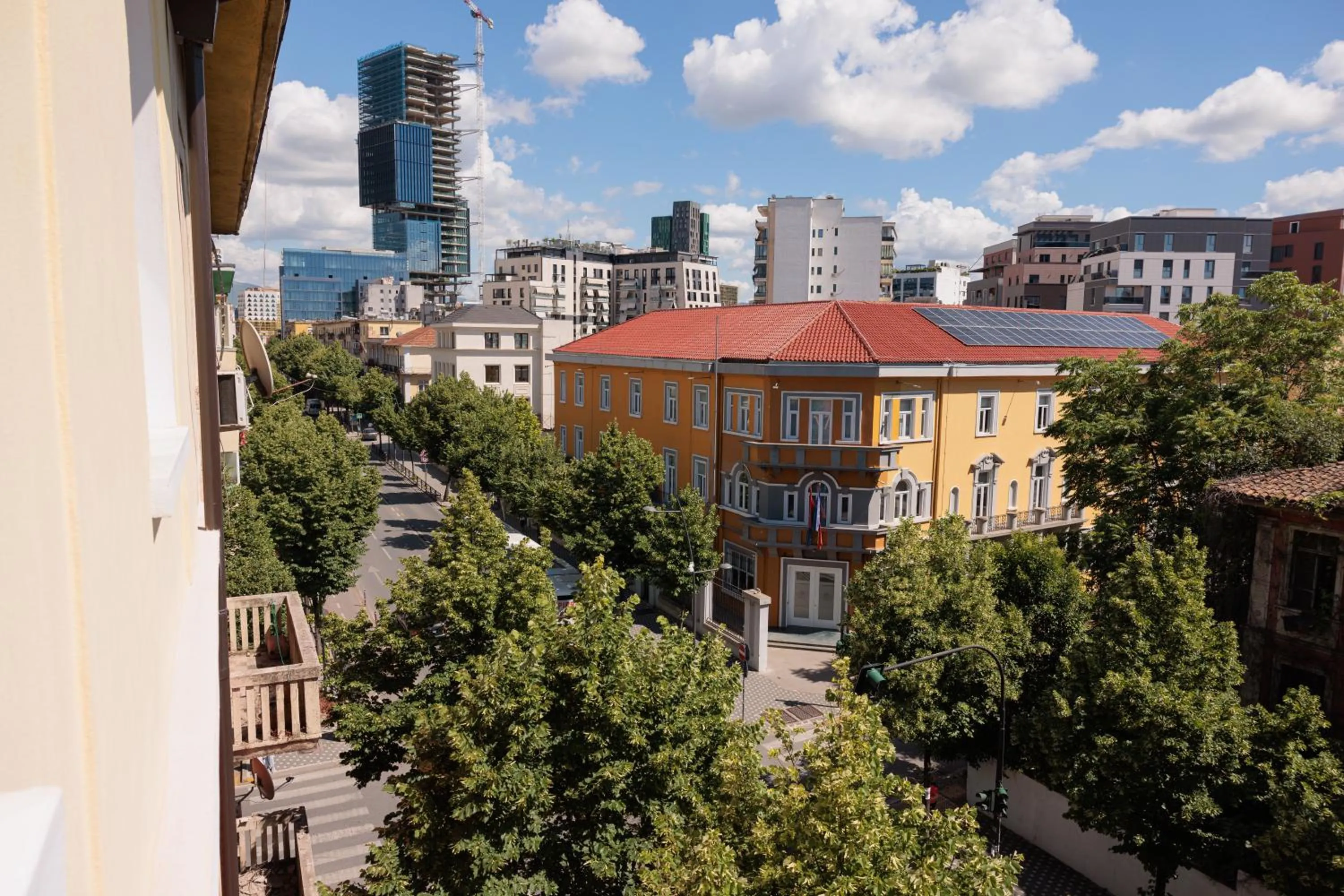 City view in Hotel Bel Ami Tirana