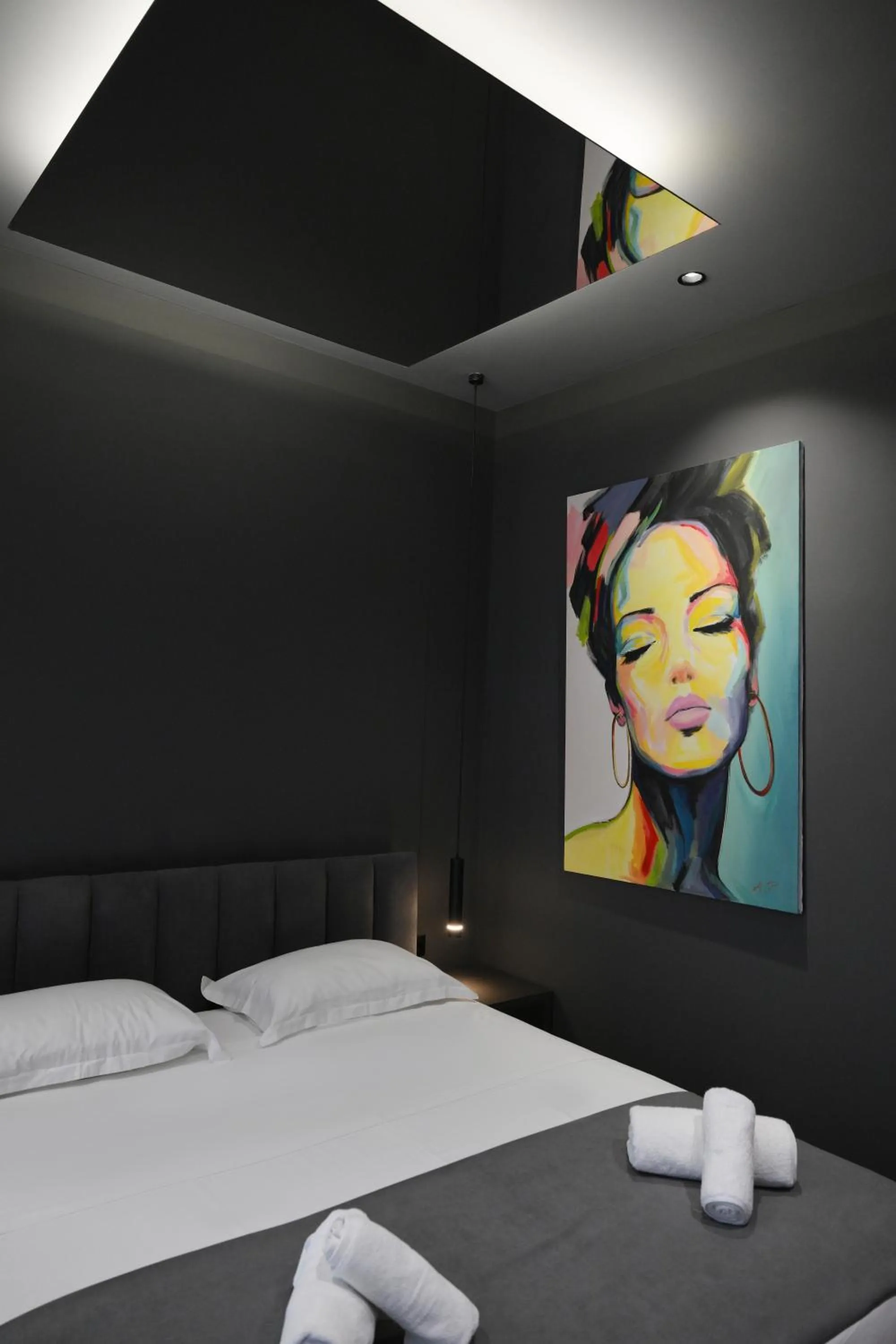 Bed in Hotel Bel Ami Tirana