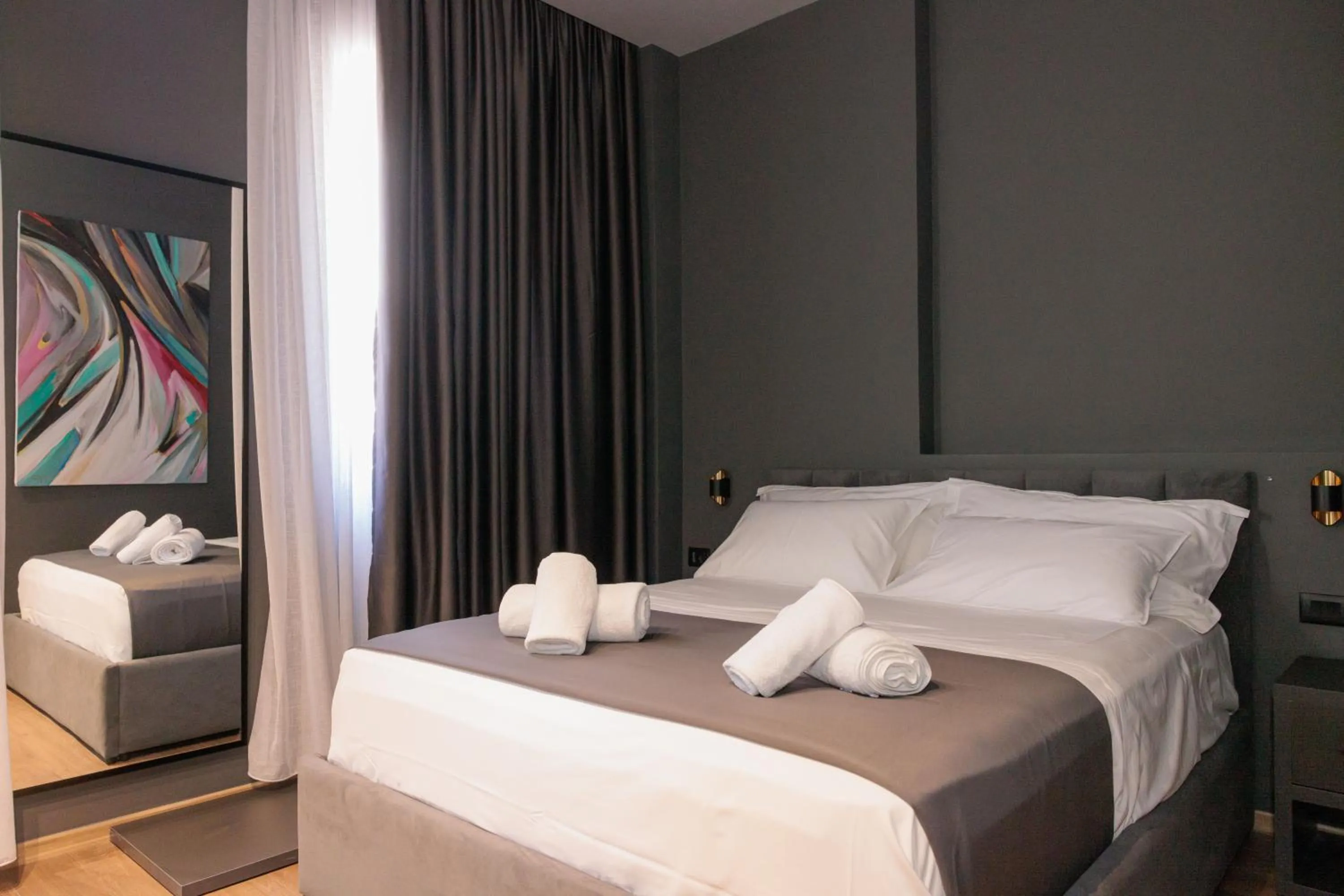 Bed in Hotel Bel Ami Tirana