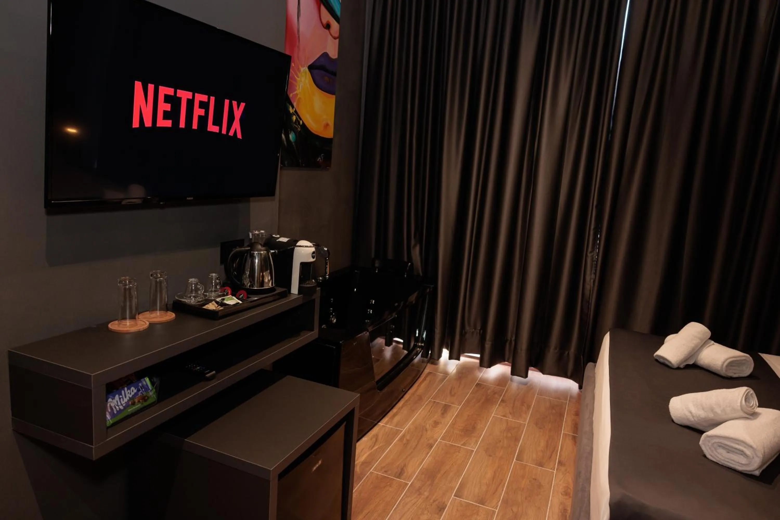 Bed in Hotel Bel Ami Tirana