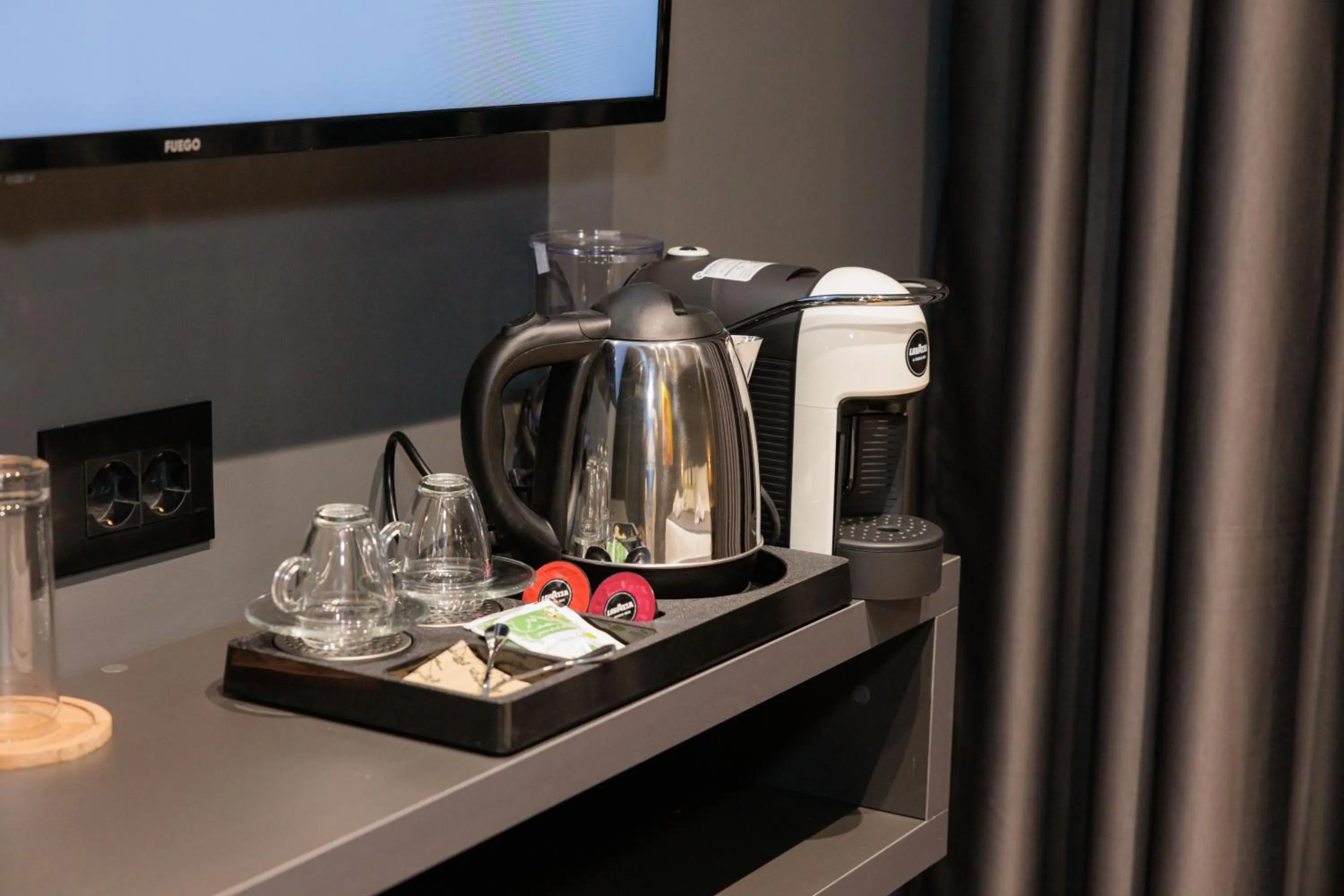 Coffee/tea facilities in Hotel Bel Ami Tirana