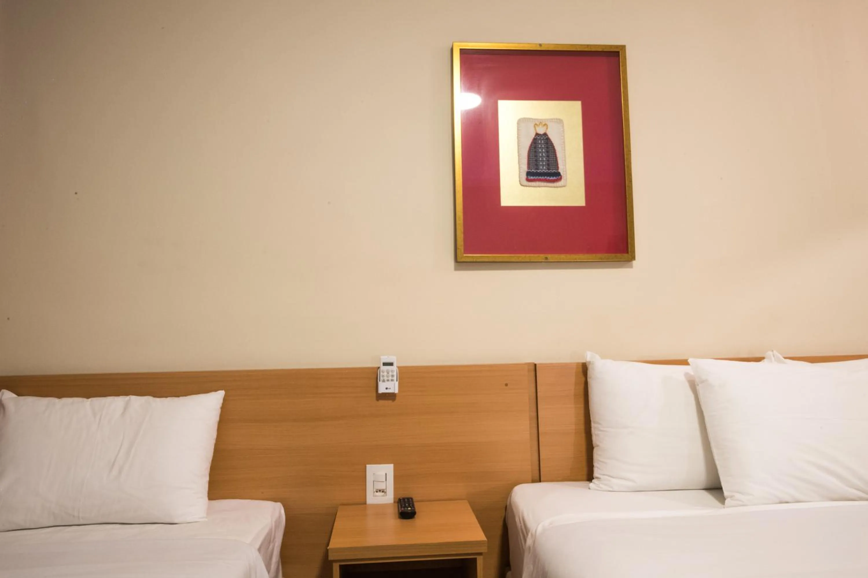 Photo of the whole room, Bed in Hotel Porto Real Aparecida