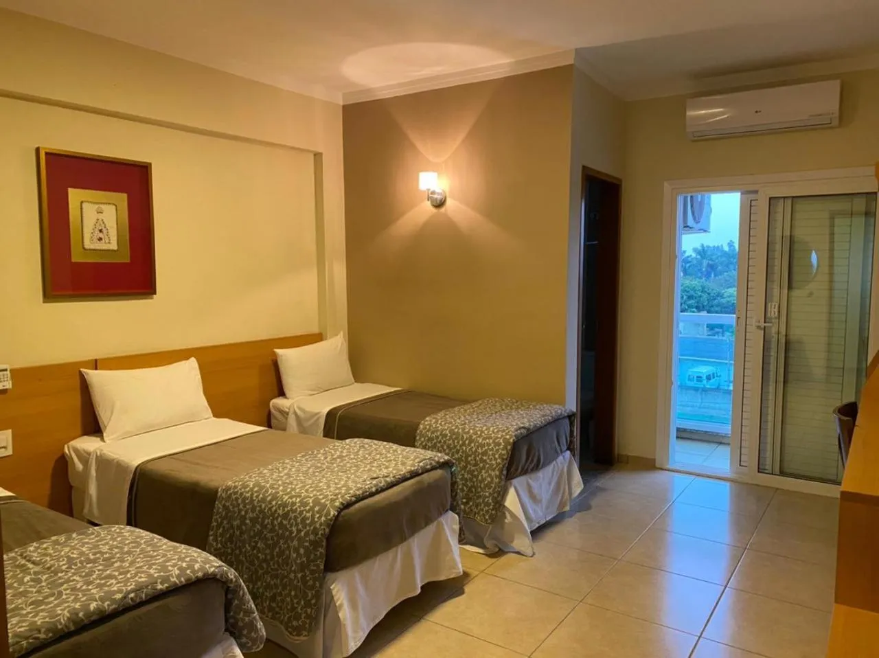 Photo of the whole room, Bed in Hotel Porto Real Aparecida