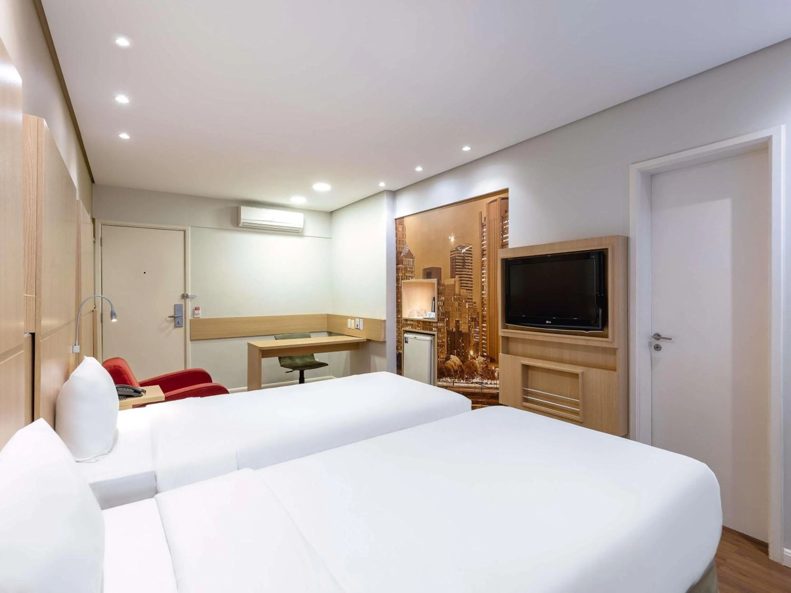 Bedroom, Bed in Mercure São Paulo Nações Unidas