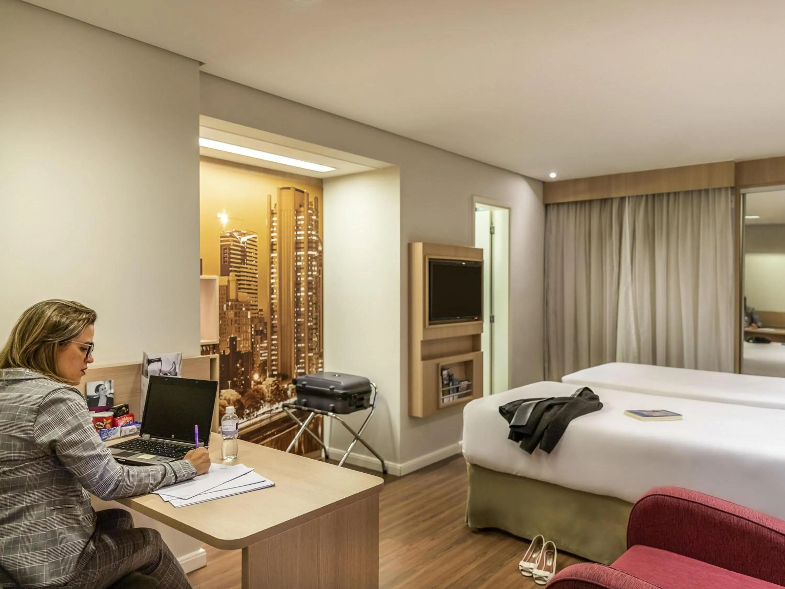 Bedroom, Bed in Mercure São Paulo Nações Unidas