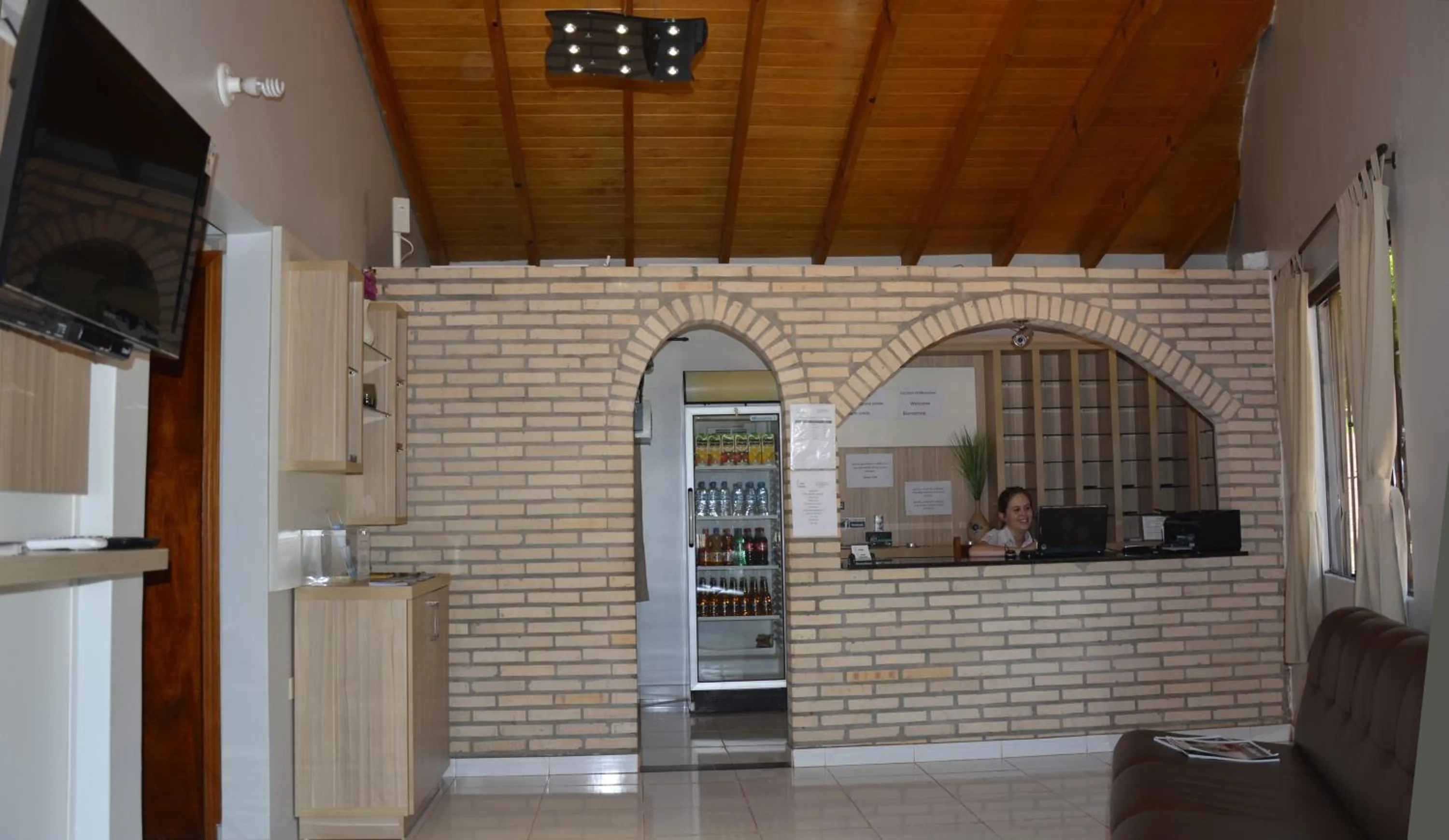 Lobby or reception in Hotel Salzburgo