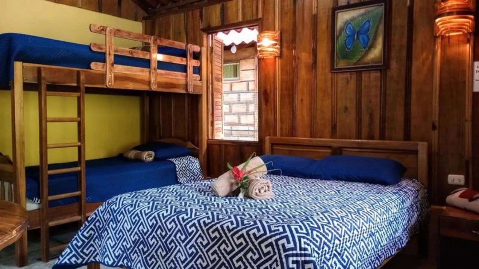 Bed in Recreo Verde Hot Springs & Spa