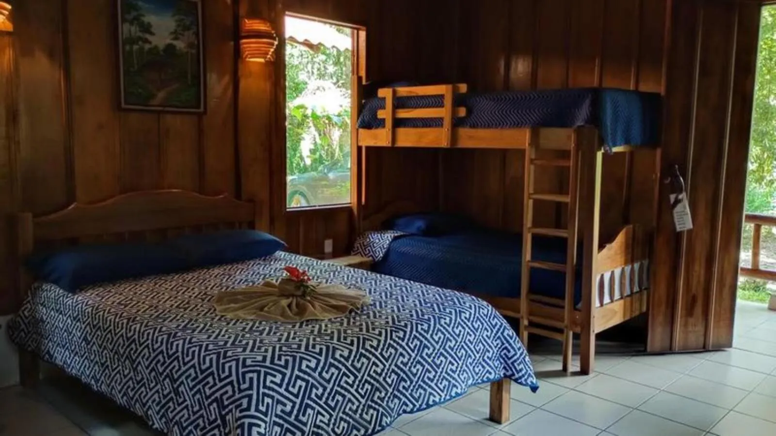 Bed in Recreo Verde Hot Springs & Spa