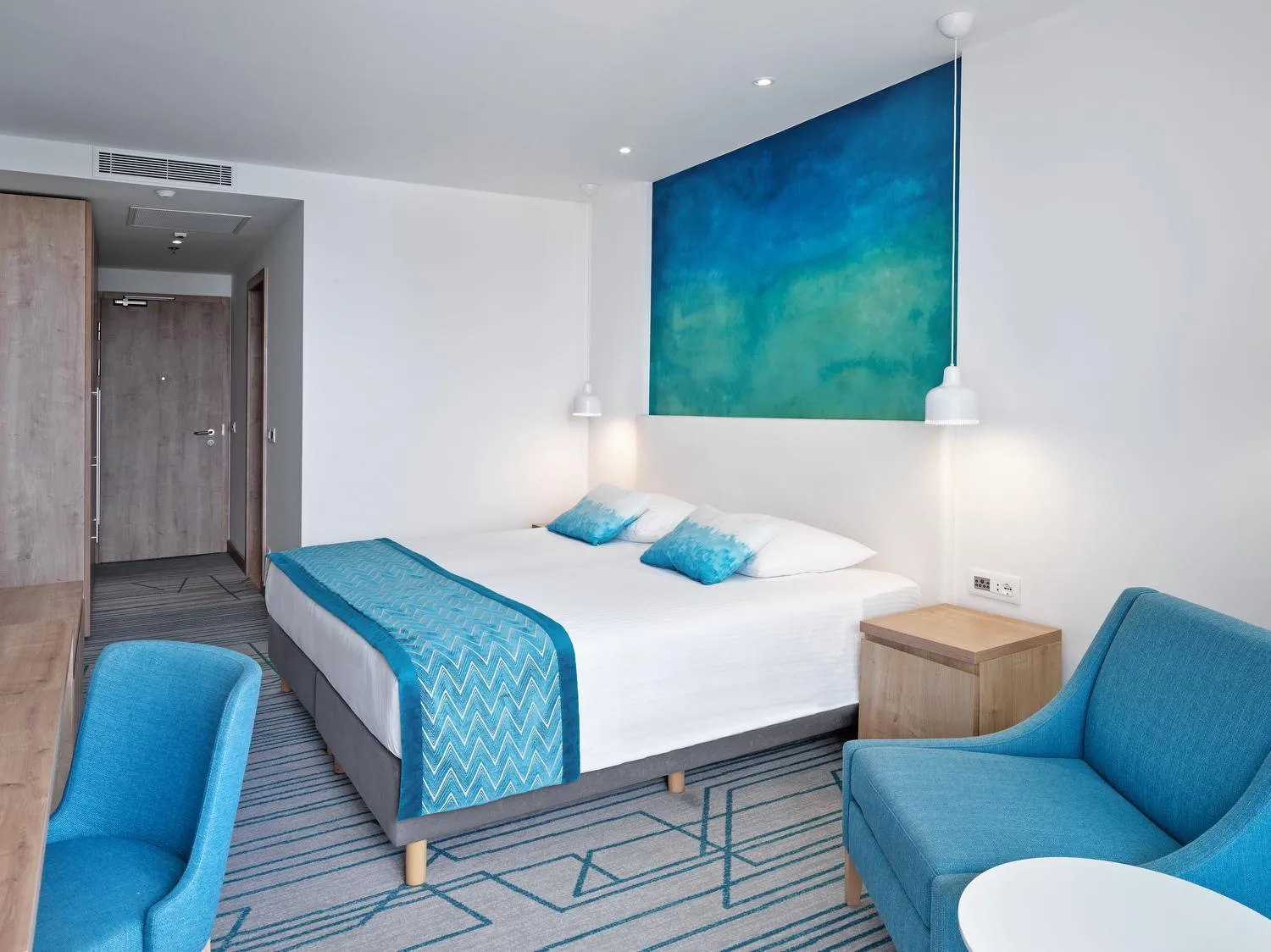 Bed in Maistra Select Mlini Hotel