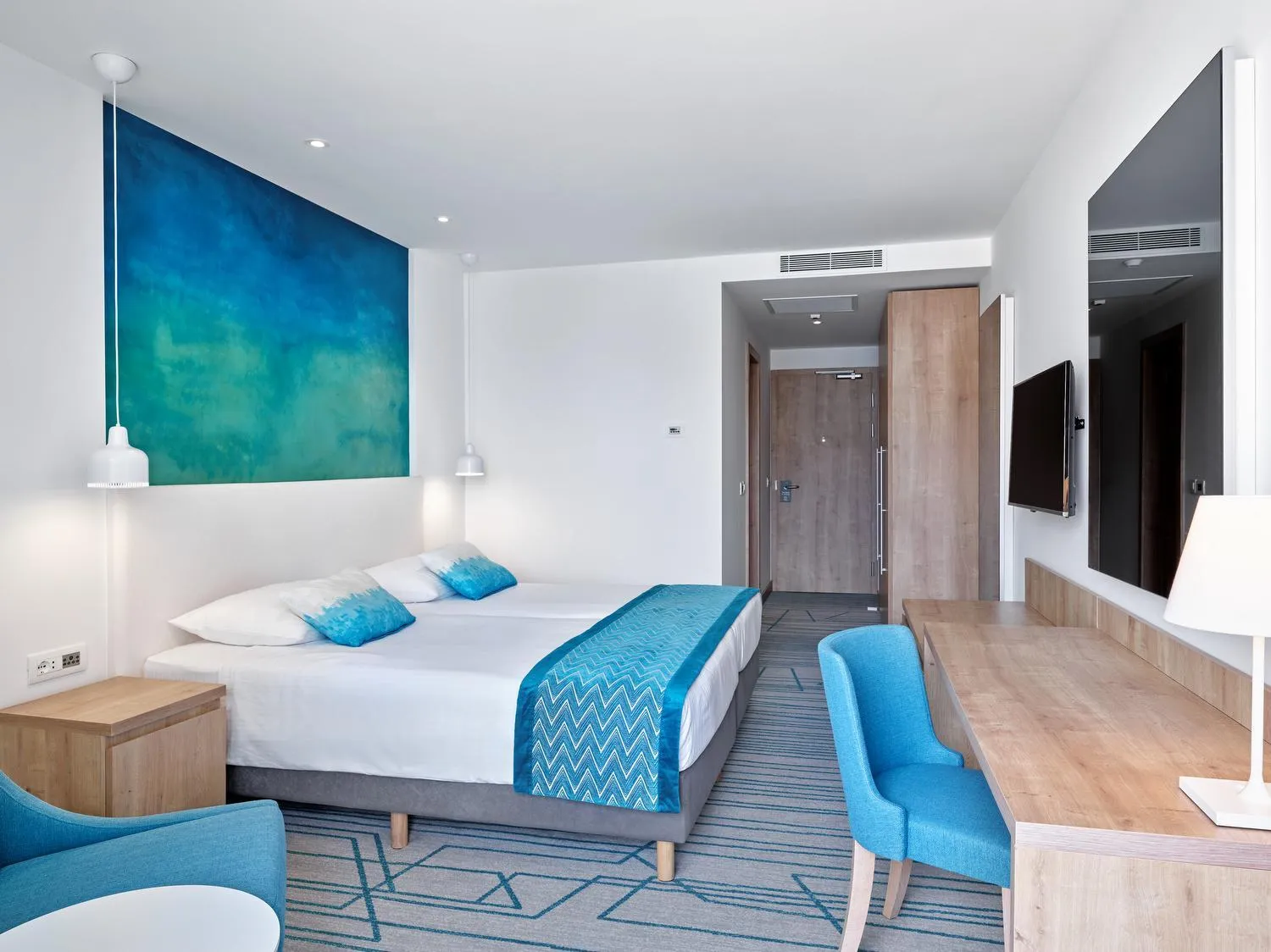 Bed in Maistra Select Mlini Hotel