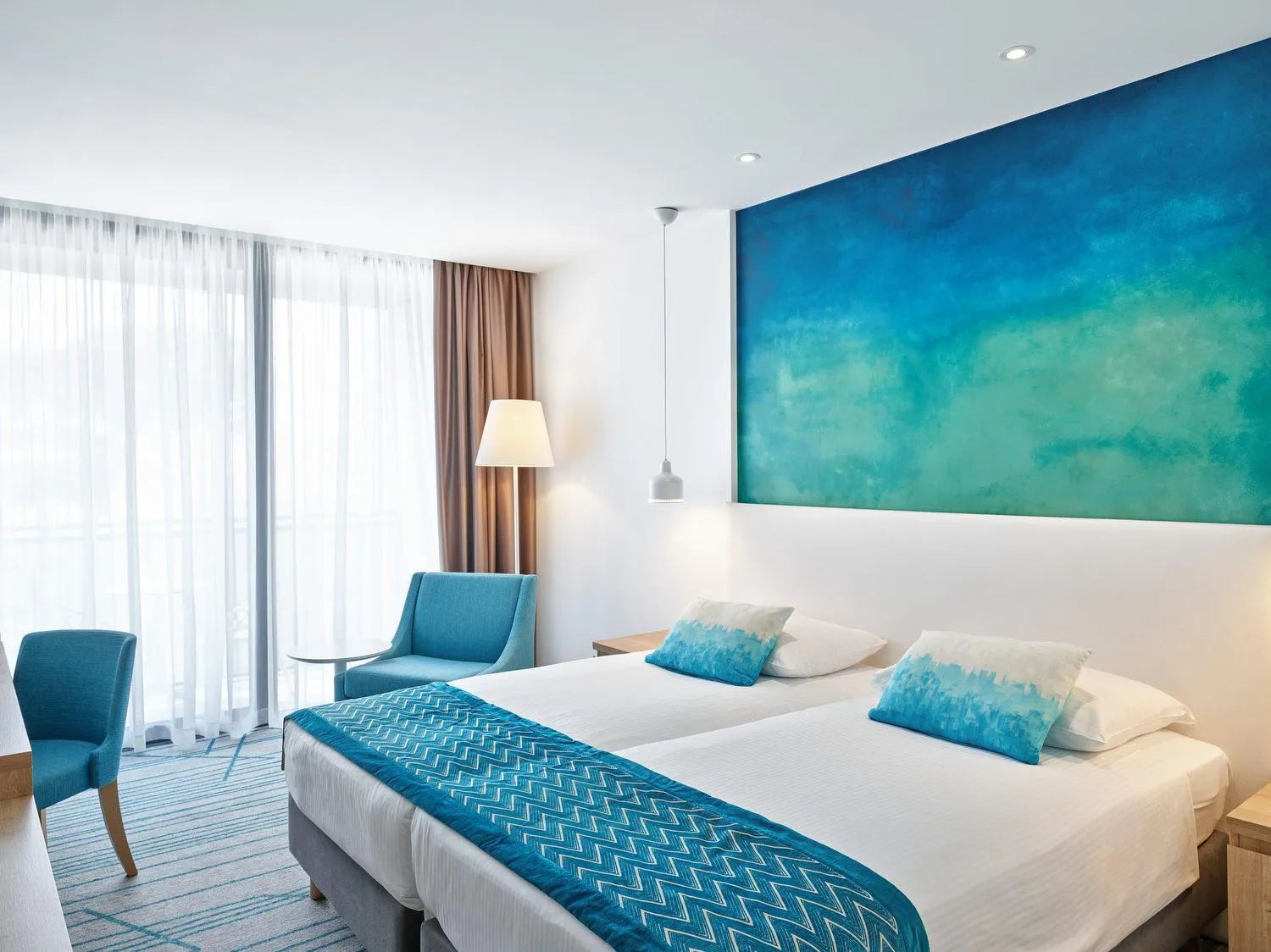 Bed in Maistra Select Mlini Hotel