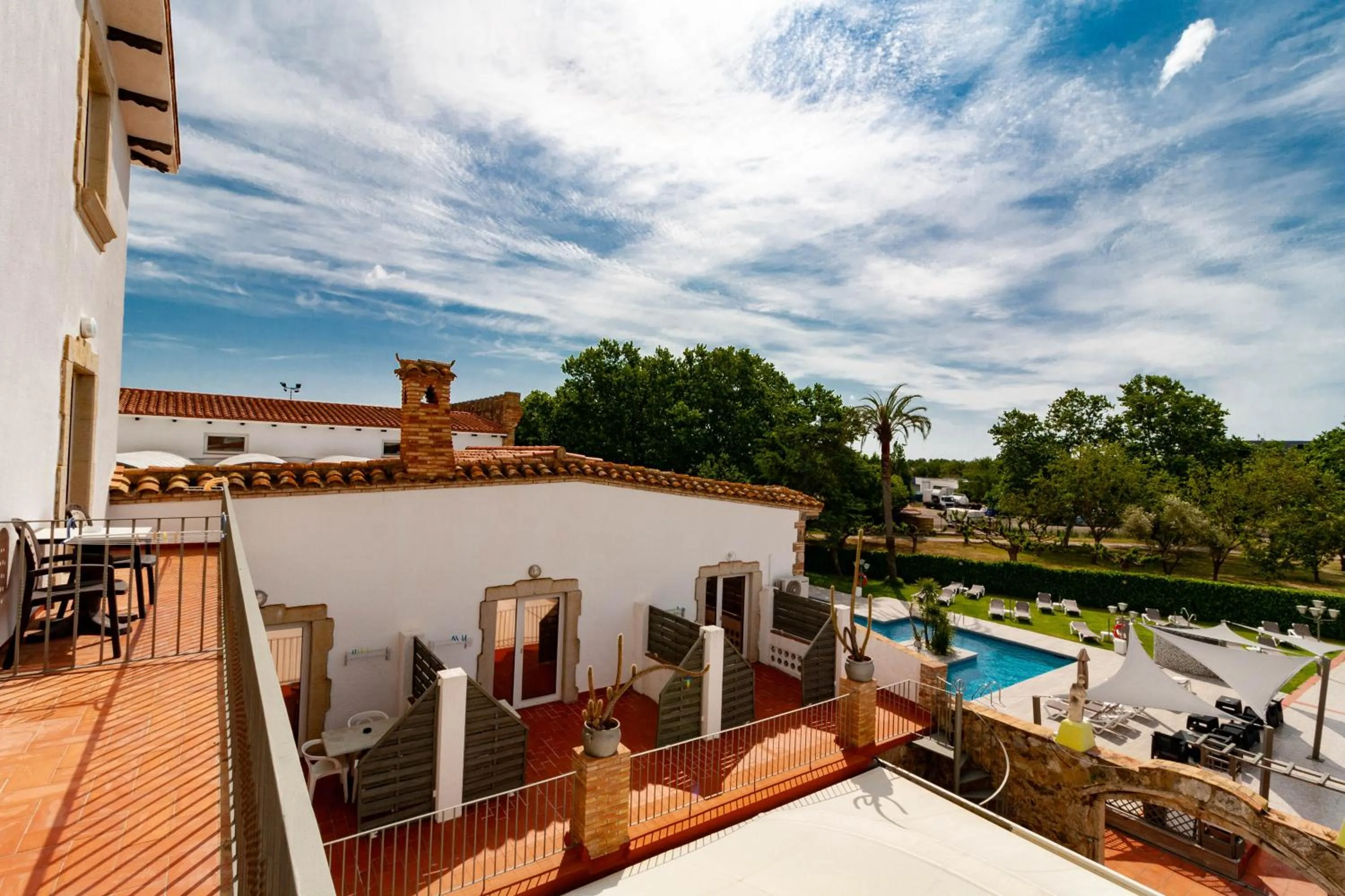 Property building in Hotel Castell Blanc