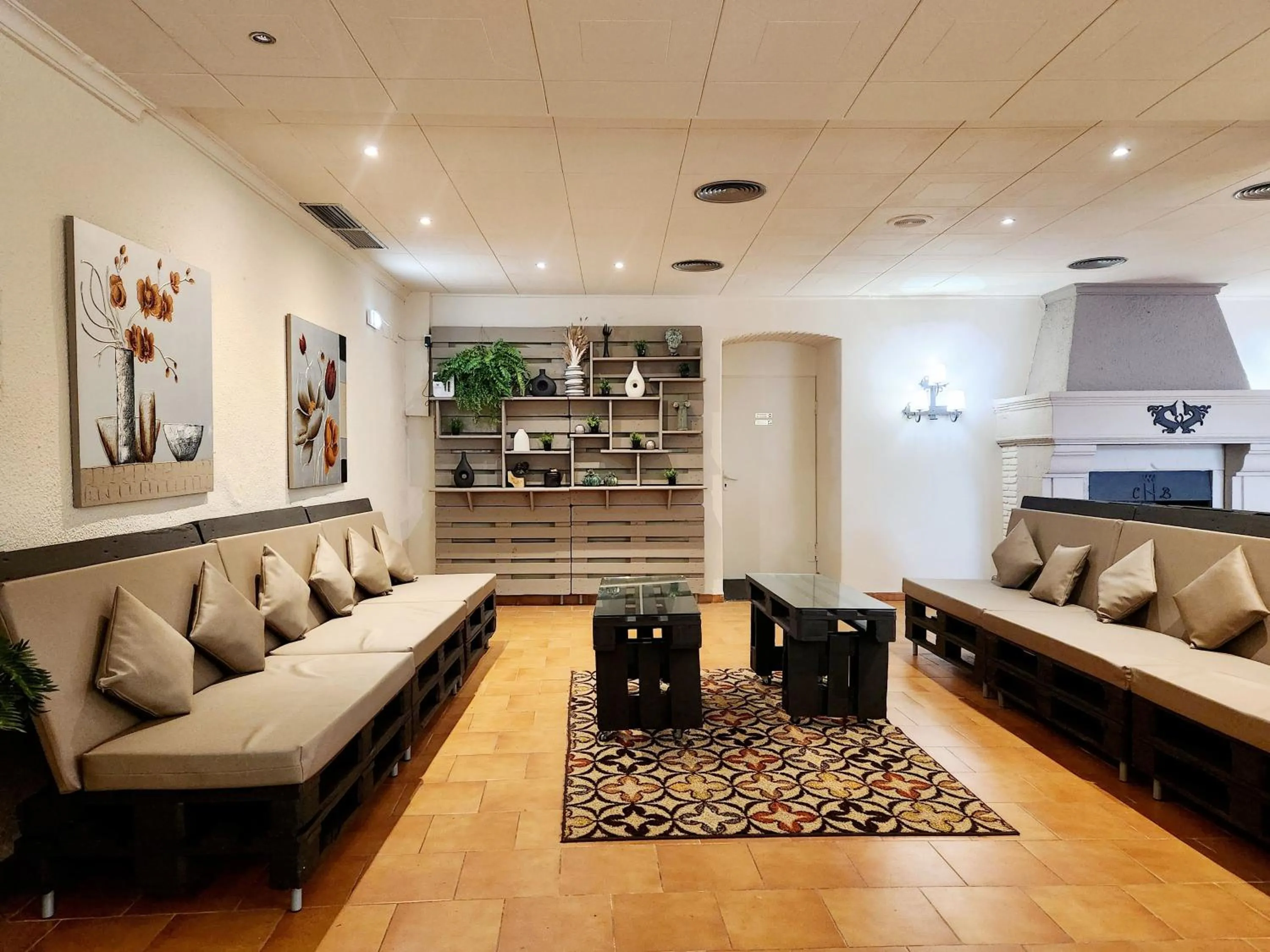 Living room in Hotel Castell Blanc