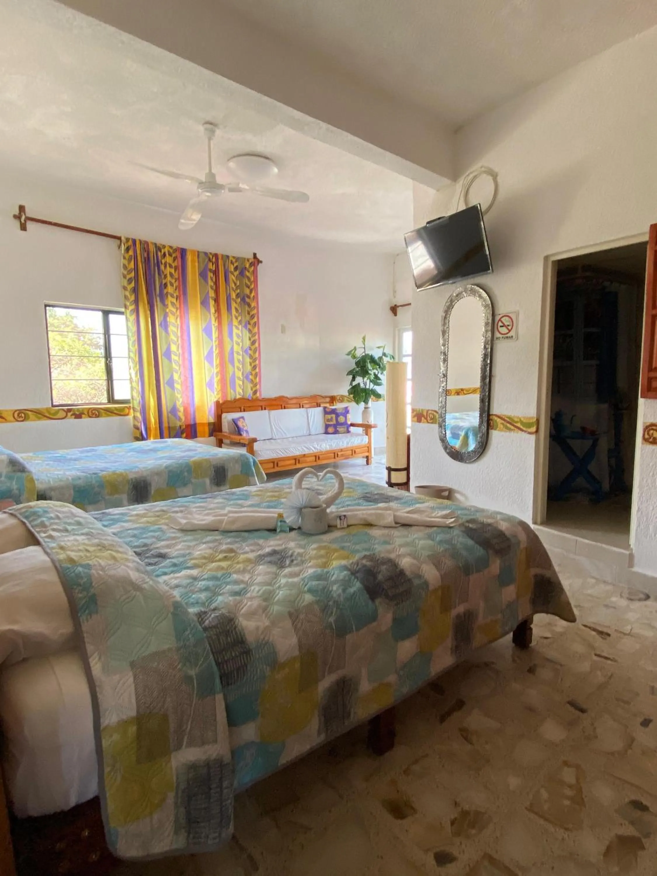 Bed in Hotel Colonial