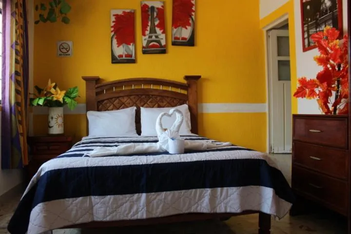 Bed in Hotel Colonial