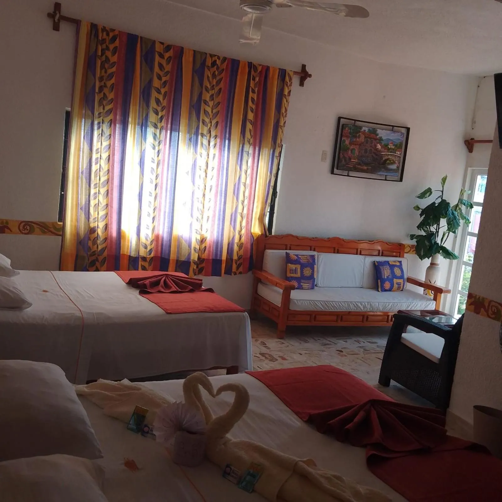 Bed in Hotel Colonial